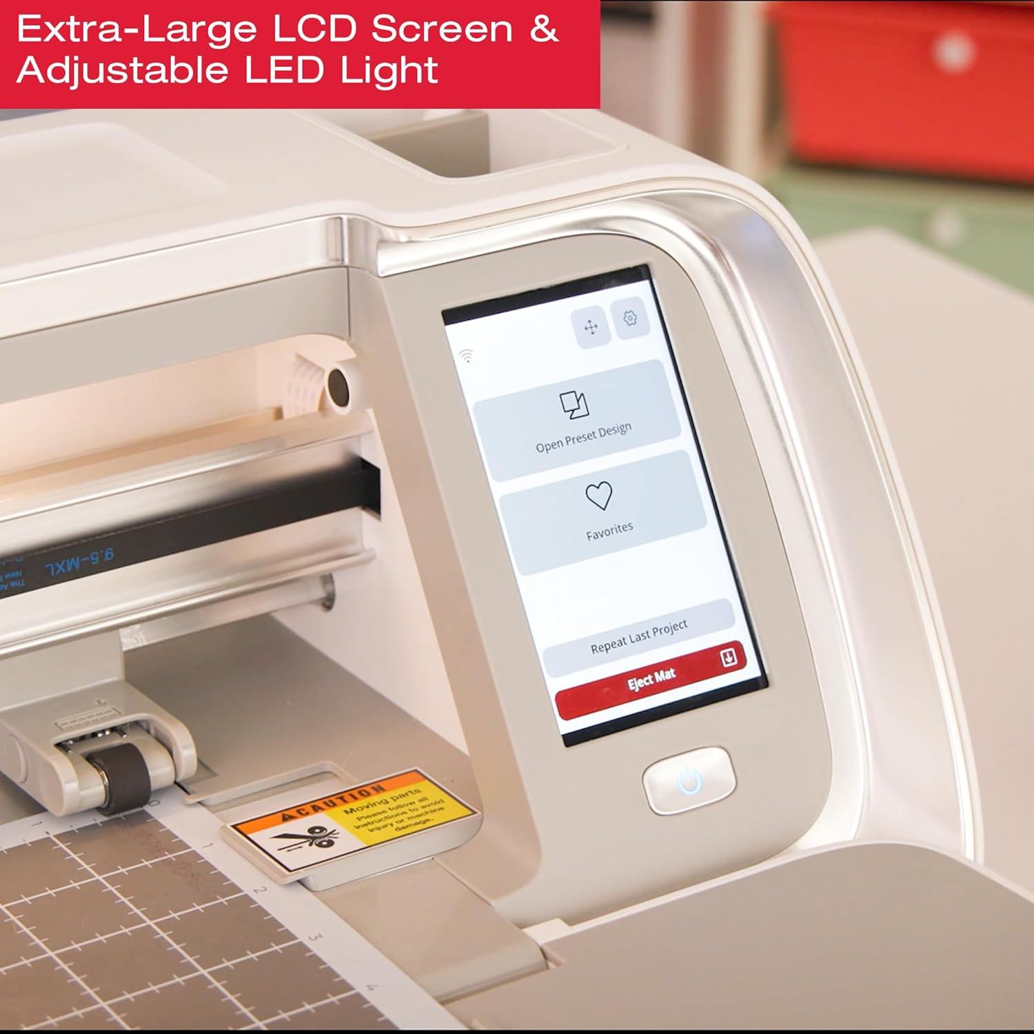 SINGER® Momento 24" Smart Powerful Cutting Machine with WiFi Connectivity, LCD Touch Screen, Built in LED Light Display for Crafters and Sewists