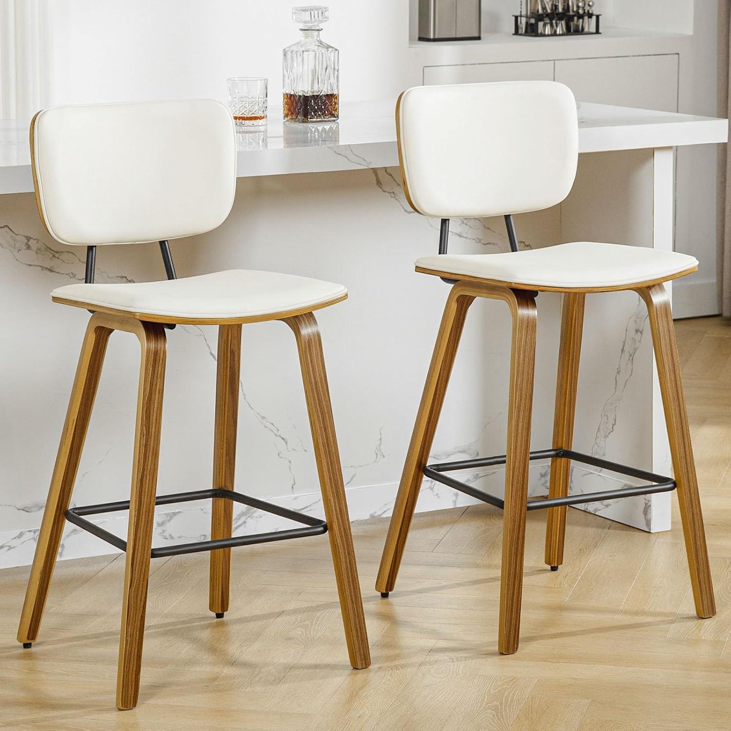 Corrigan Studio® 26" Upholstered Counter Height Bar Stools
