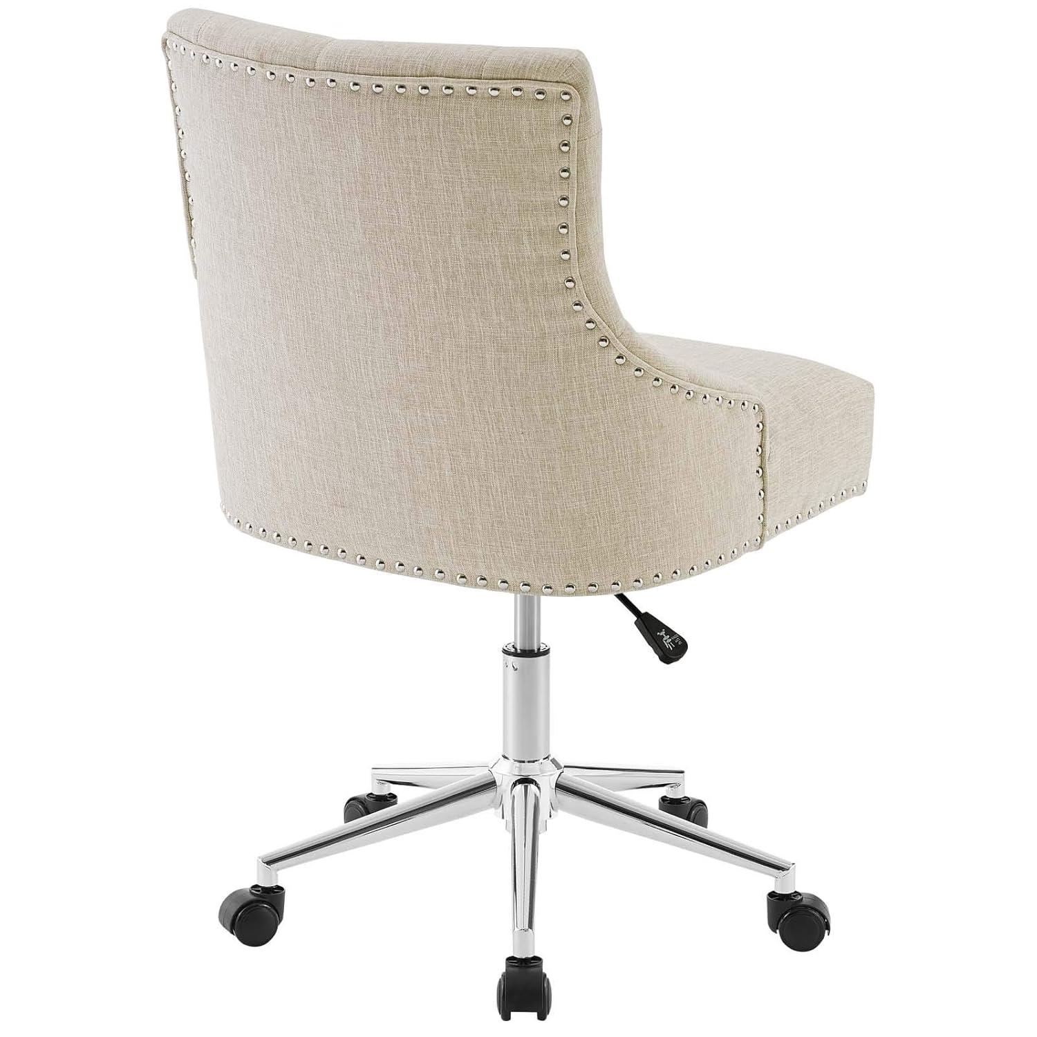 Carson Carrington Lagefors Tufted Swivel Upholstered Fabric Office Chair by Modway