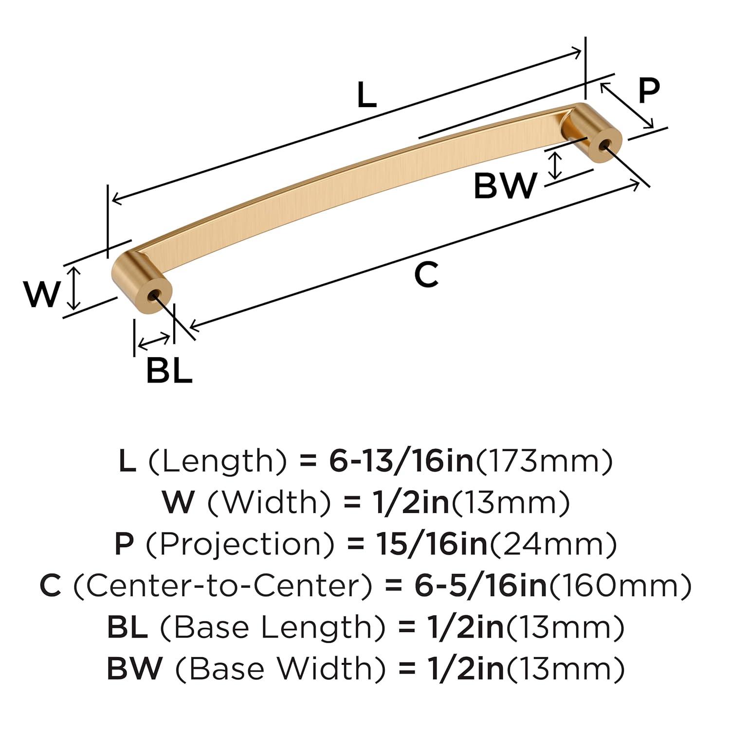 Rift 6-5/16 inch (160mm) Center-to-Center
