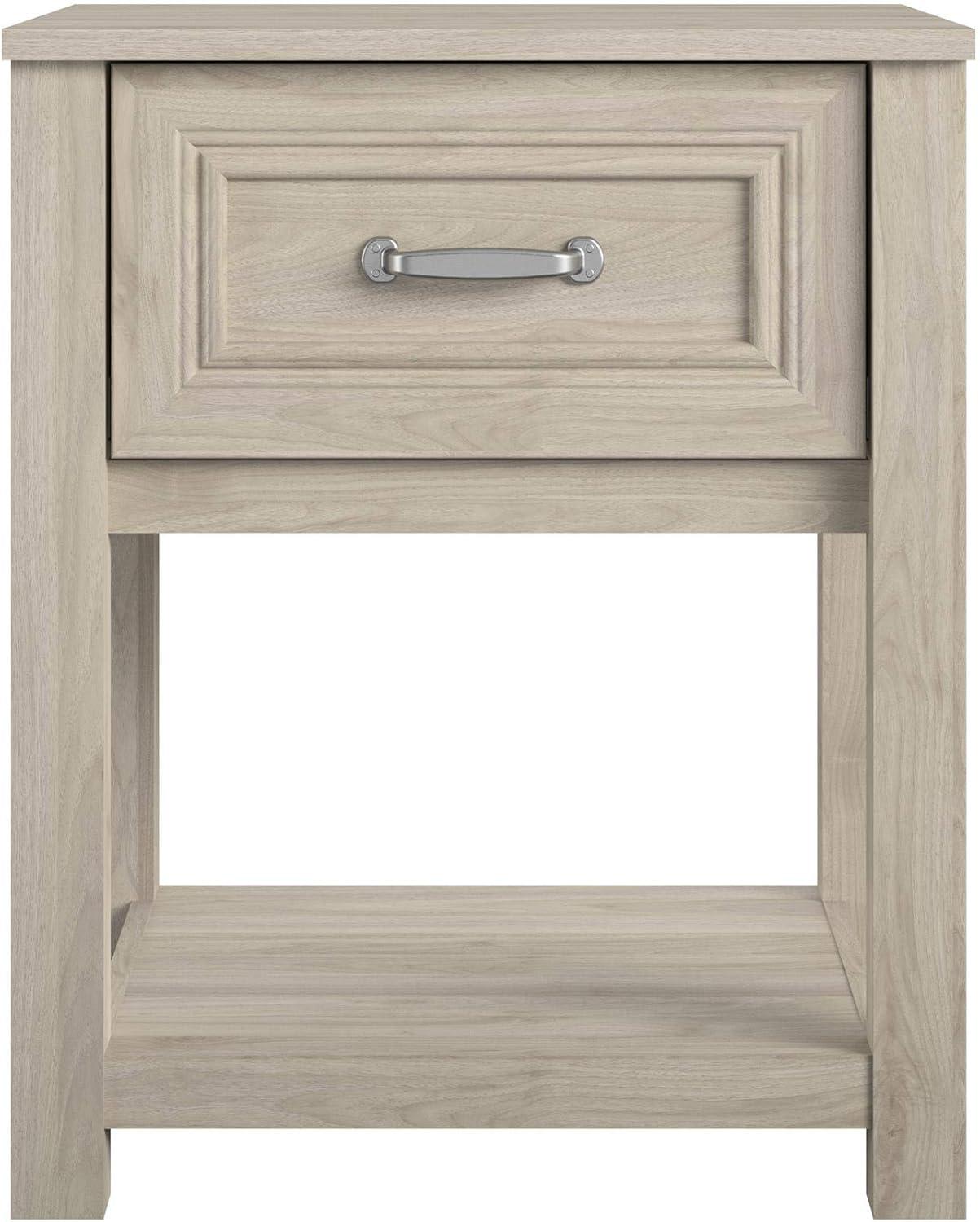 Sierra Ridge Levi Light Walnut Laminated Nightstand for Kids