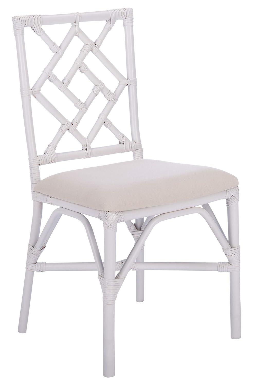 Bhumi Accent Chair W/ Cushion (Set of 2) - ACH6509 - White/White - Safavieh