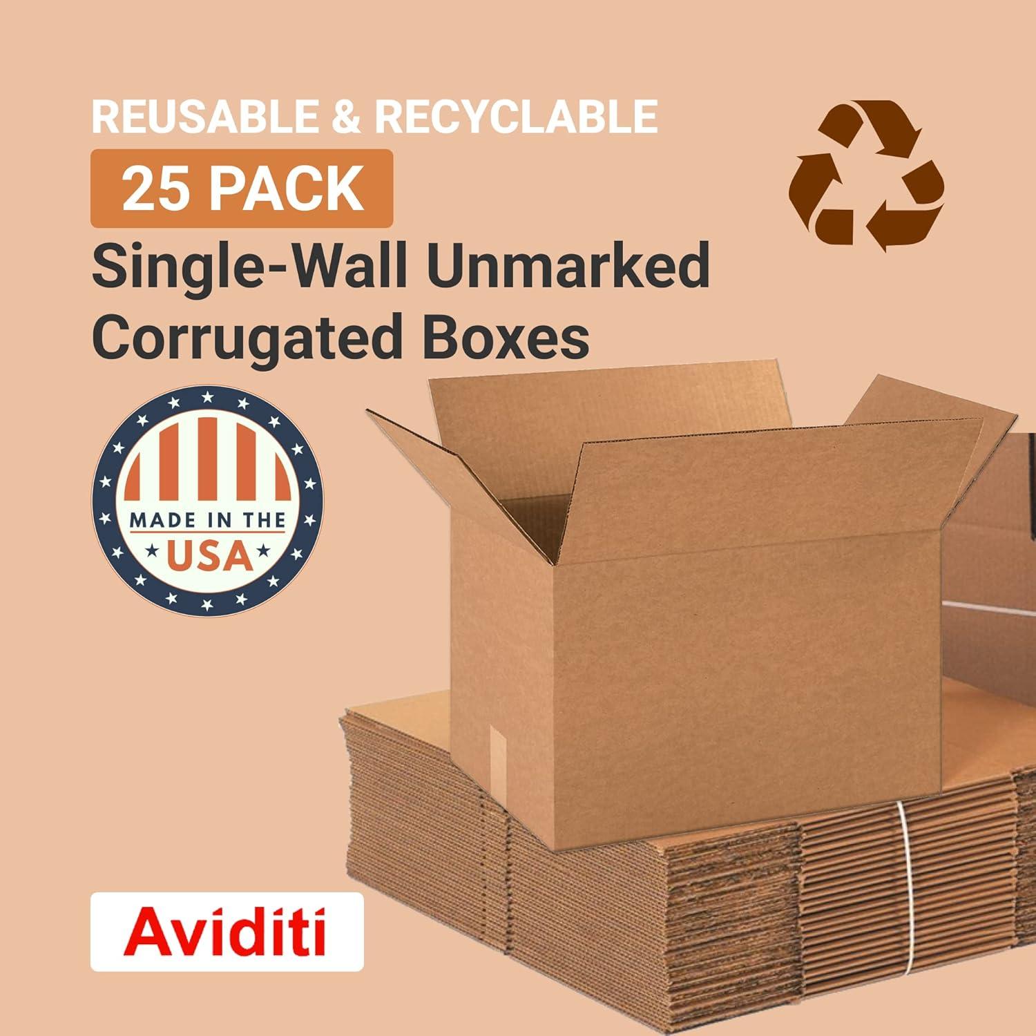 BOX Industrial Shipping Boxes, Pack of 25