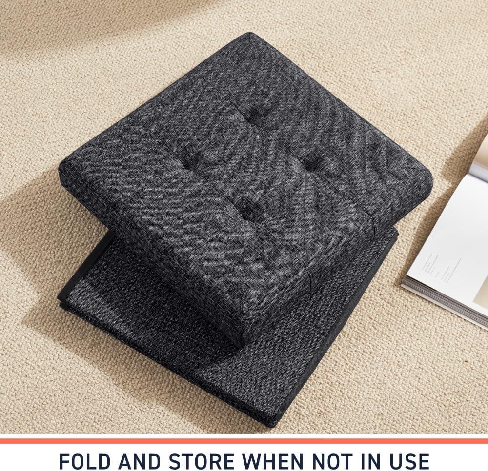 The Final Grab Inc. 30" Wide Faux Leather Tufted Rectangle Storage Ottoman & Reviews | Wayfair