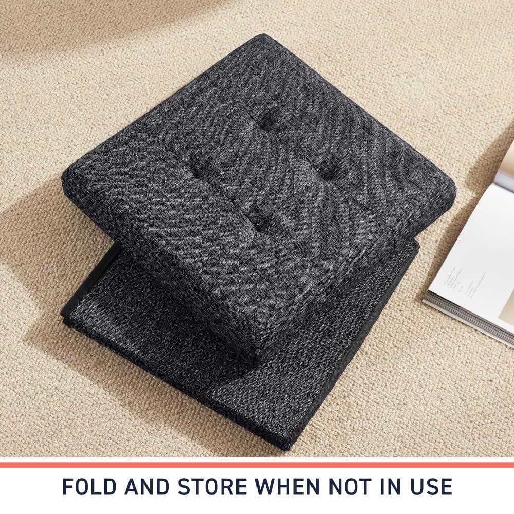 The Final Grab Inc. 30" Wide Faux Leather Tufted Rectangle Storage Ottoman & Reviews | Wayfair
