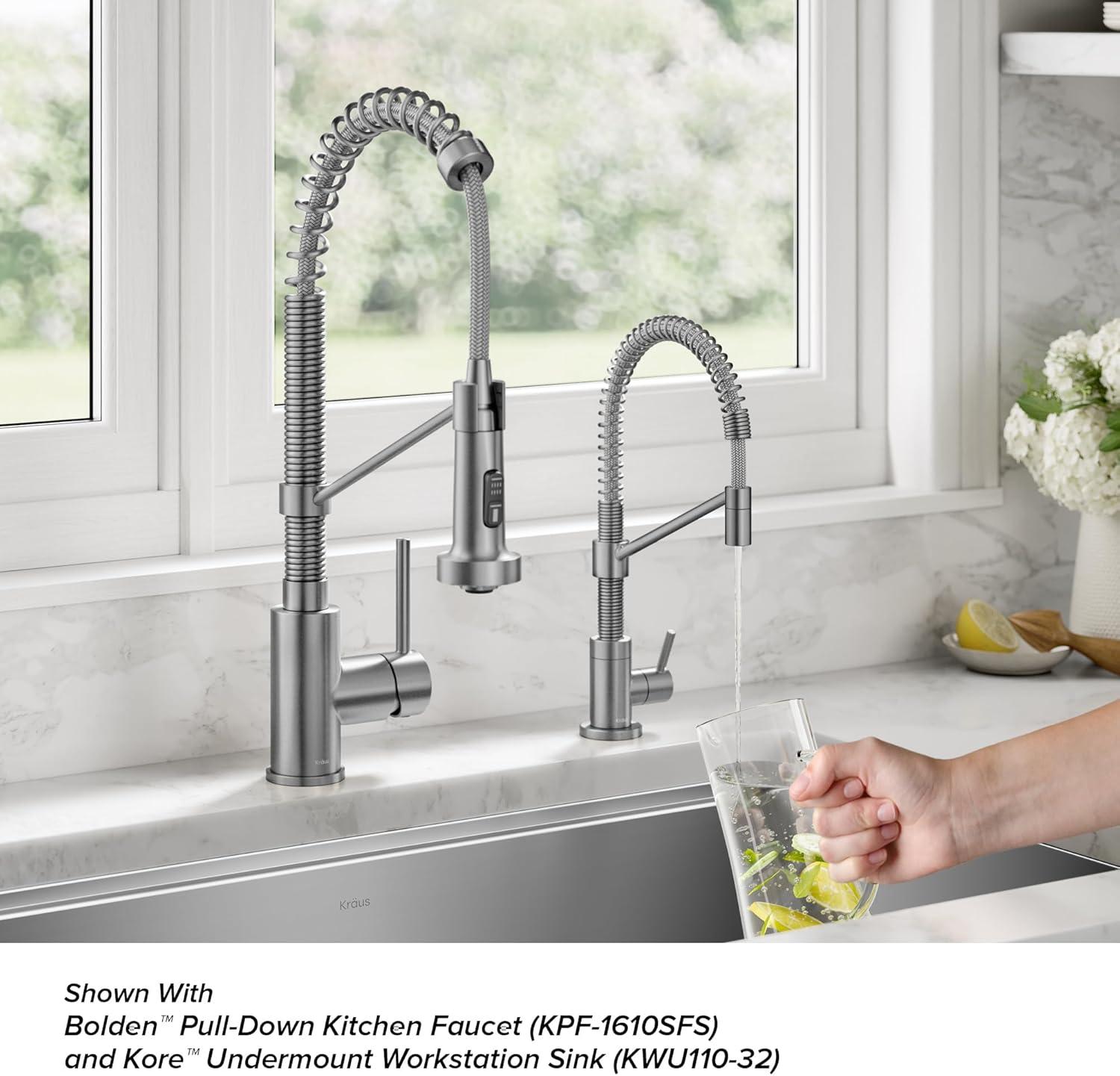 KRAUS Bolden Single Handle Drinking Water Filter Faucet for Reverse Osmosis or Water Filtration System