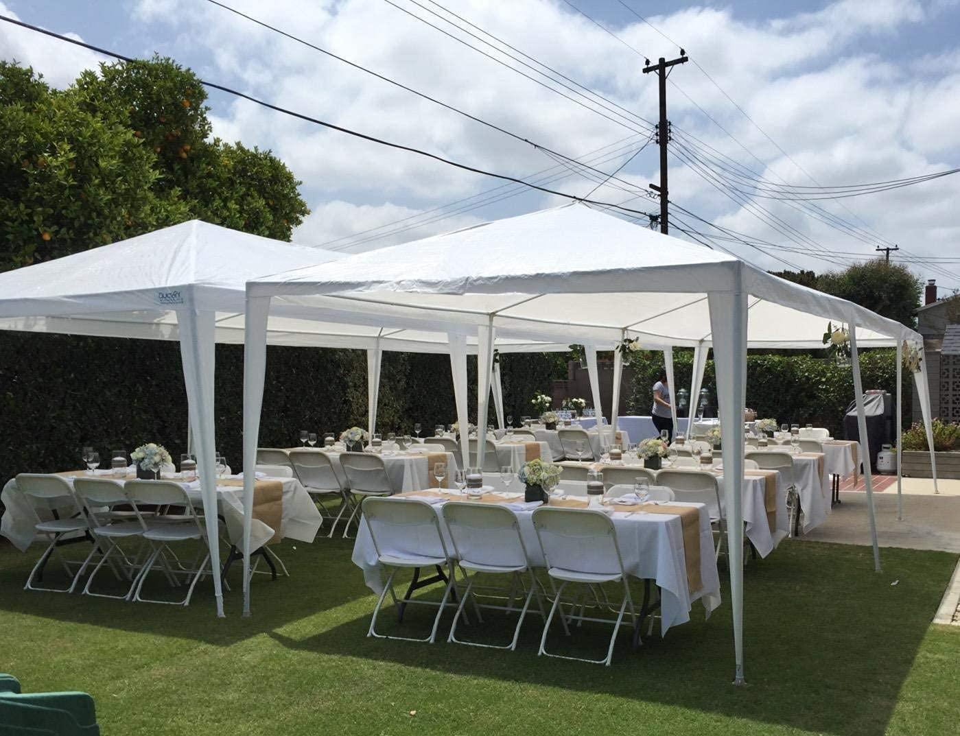 Ktaxon 10'x30' Canopy Tent Wedding Partywith Removable 5 Sidewall White