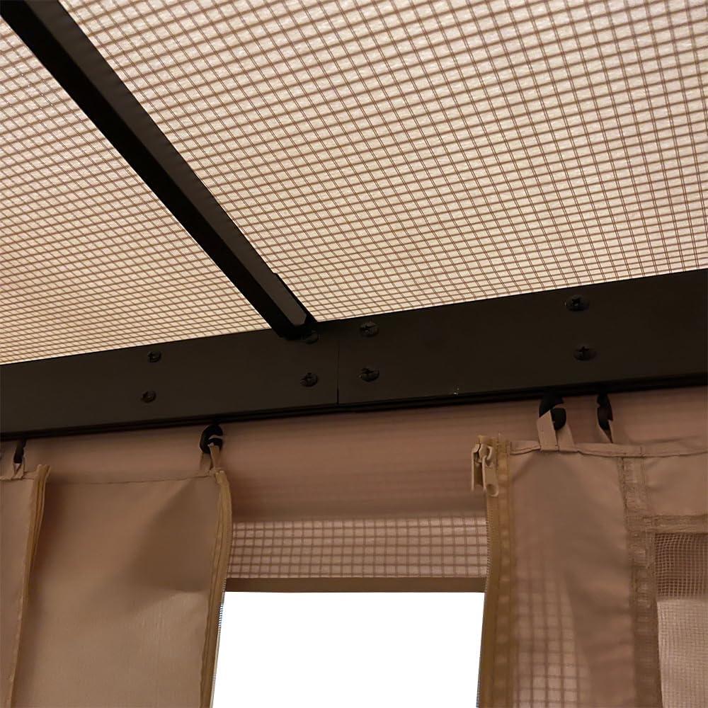 Garden Winds Replacement Canopy Top Cover Compatible with The Suncrown F008007B64 10x10 Gazebo - Riplock 350