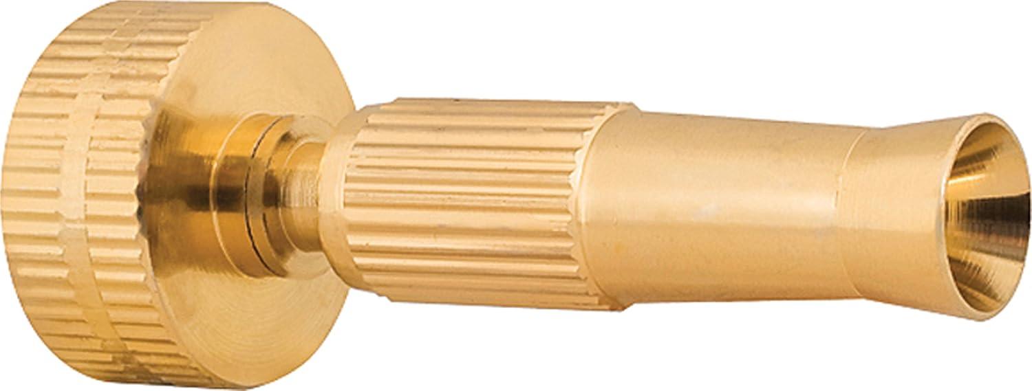 Brass 3" Adjustable Twist Hose Nozzle