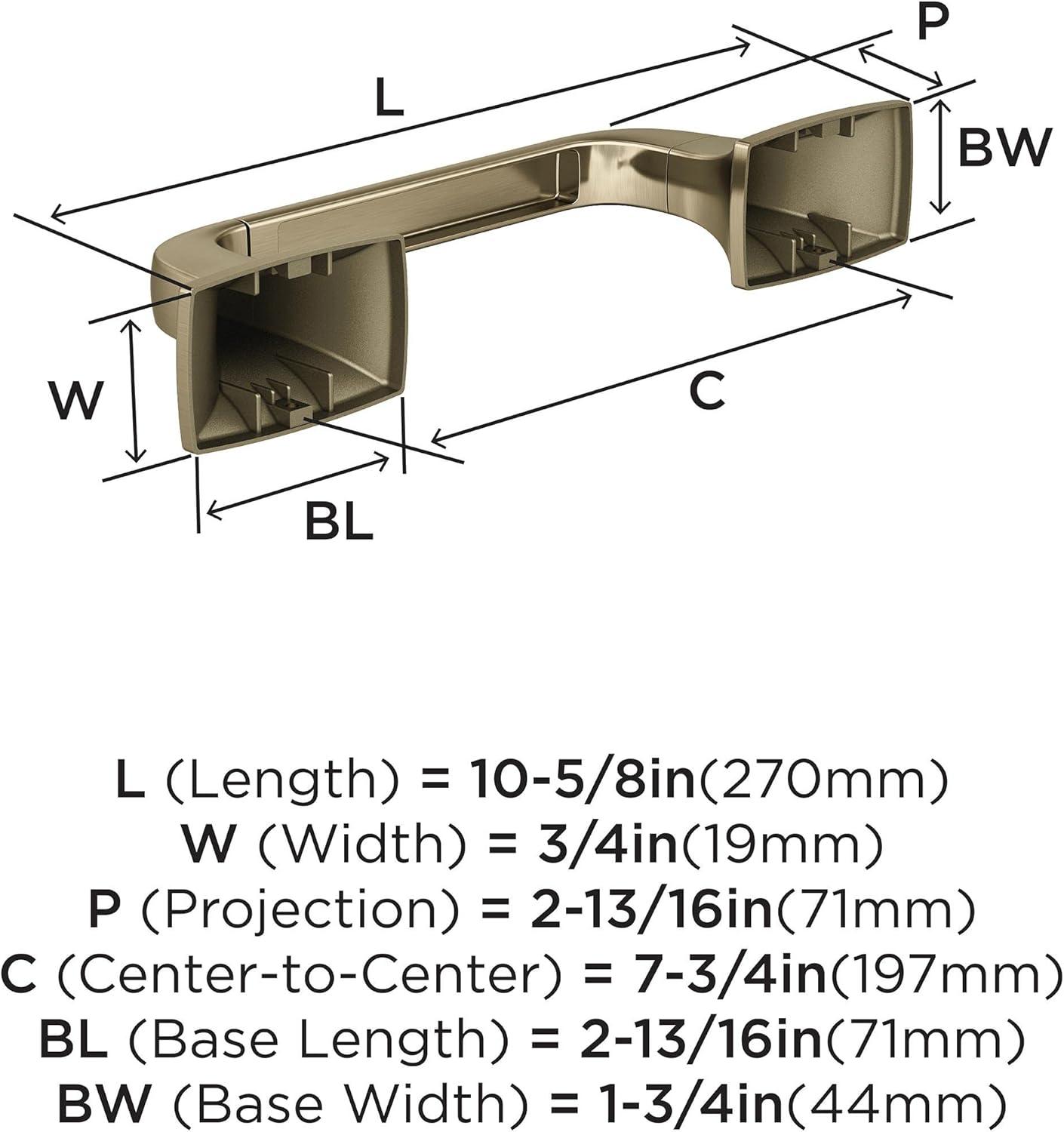 Amerock Highland Ridge Pivoting Double Post Toilet Paper Holder