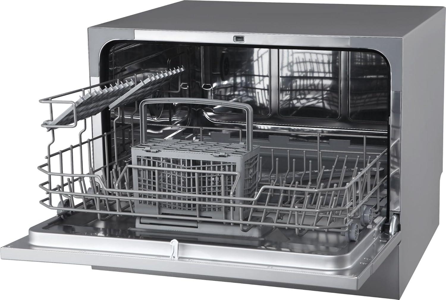 21-5/8 Inch Wide 6 Place Setting Countertop Dishwasher