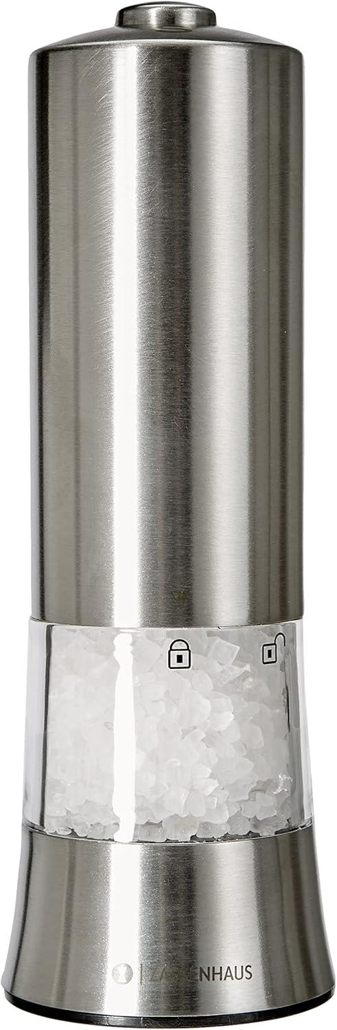Frieling Zassenhaus Gera Stainless Steel/Acrylic Electric Salt Mill