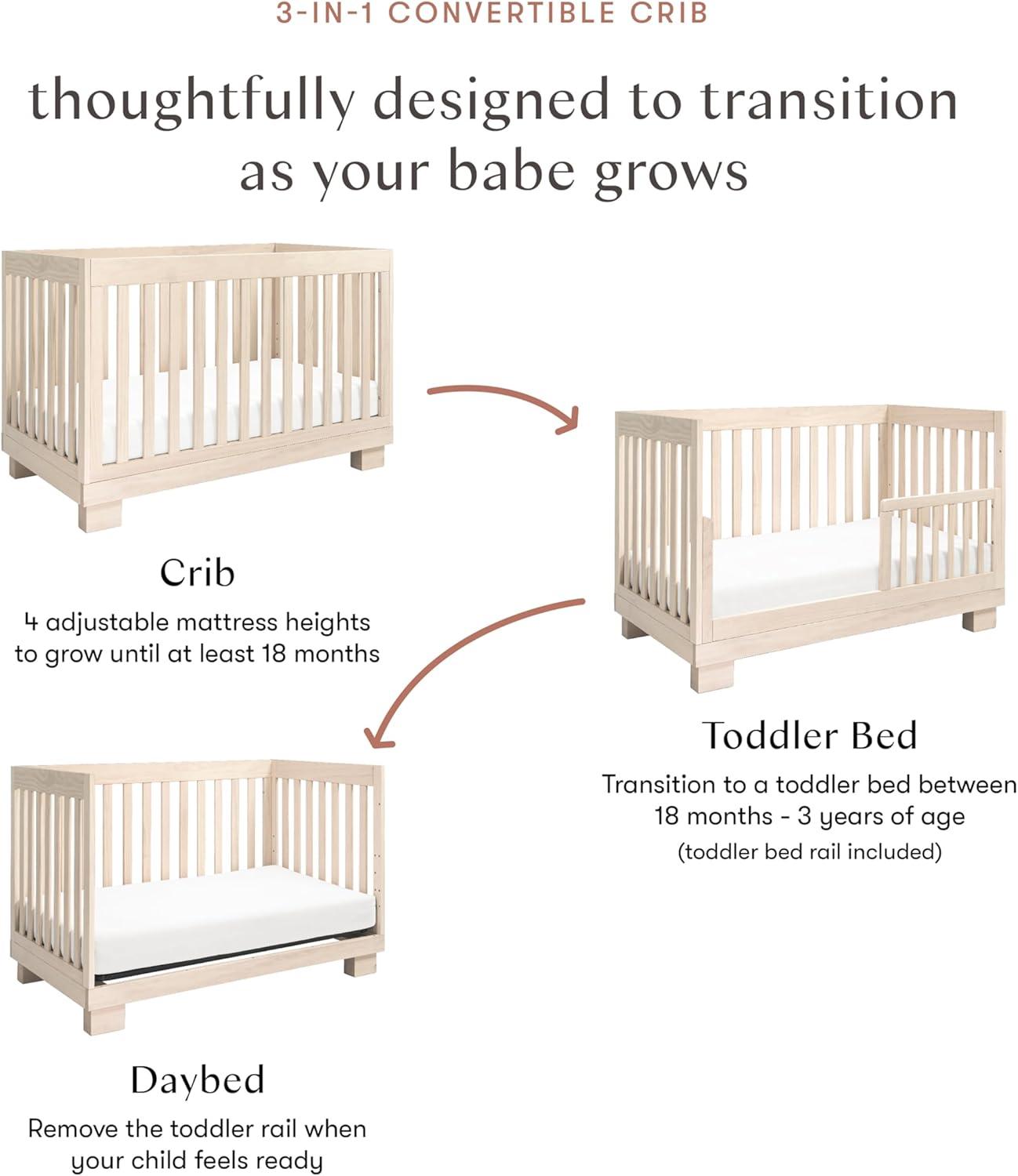 Modo 3-in-1 Convertible Crib