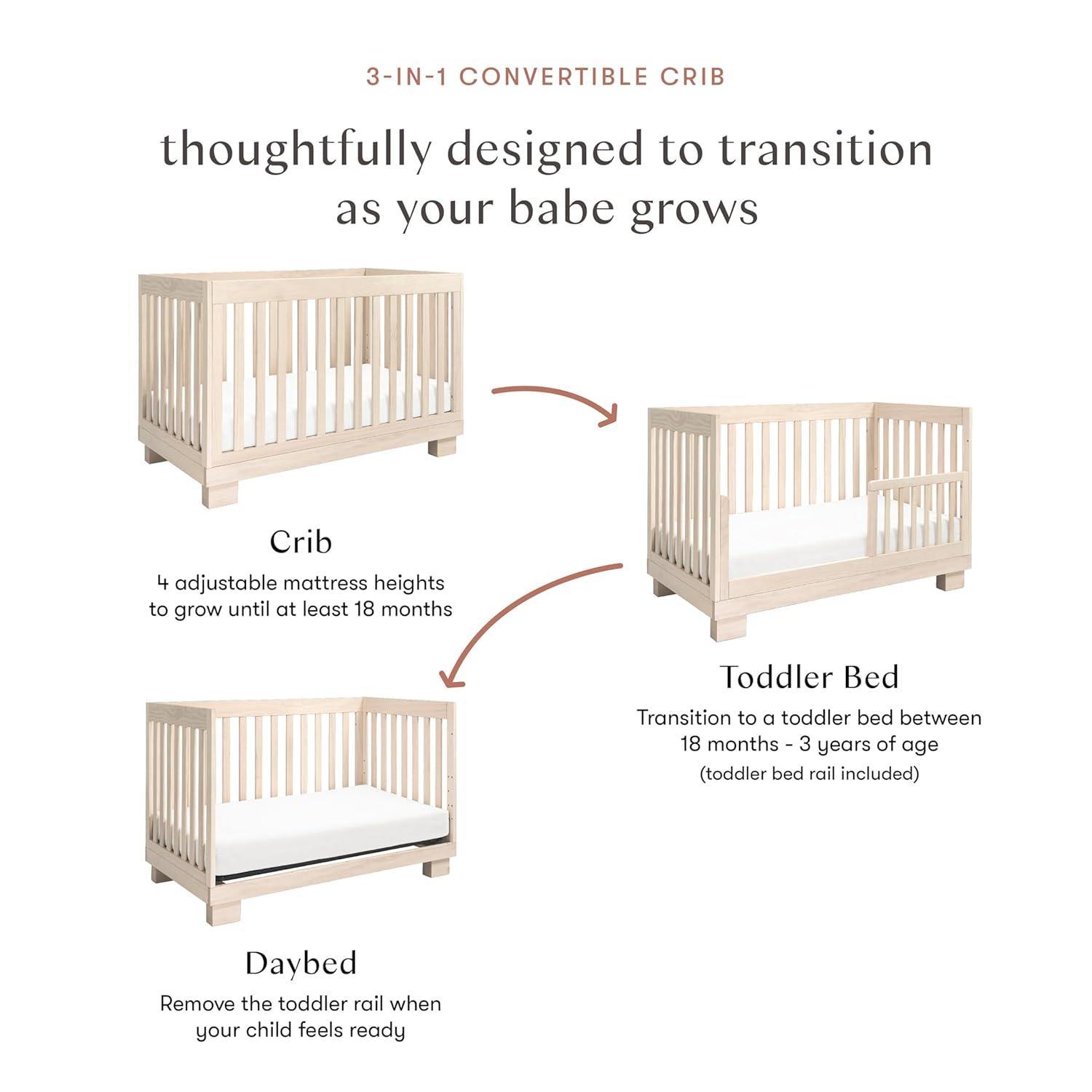 Modo 3-in-1 Convertible Crib