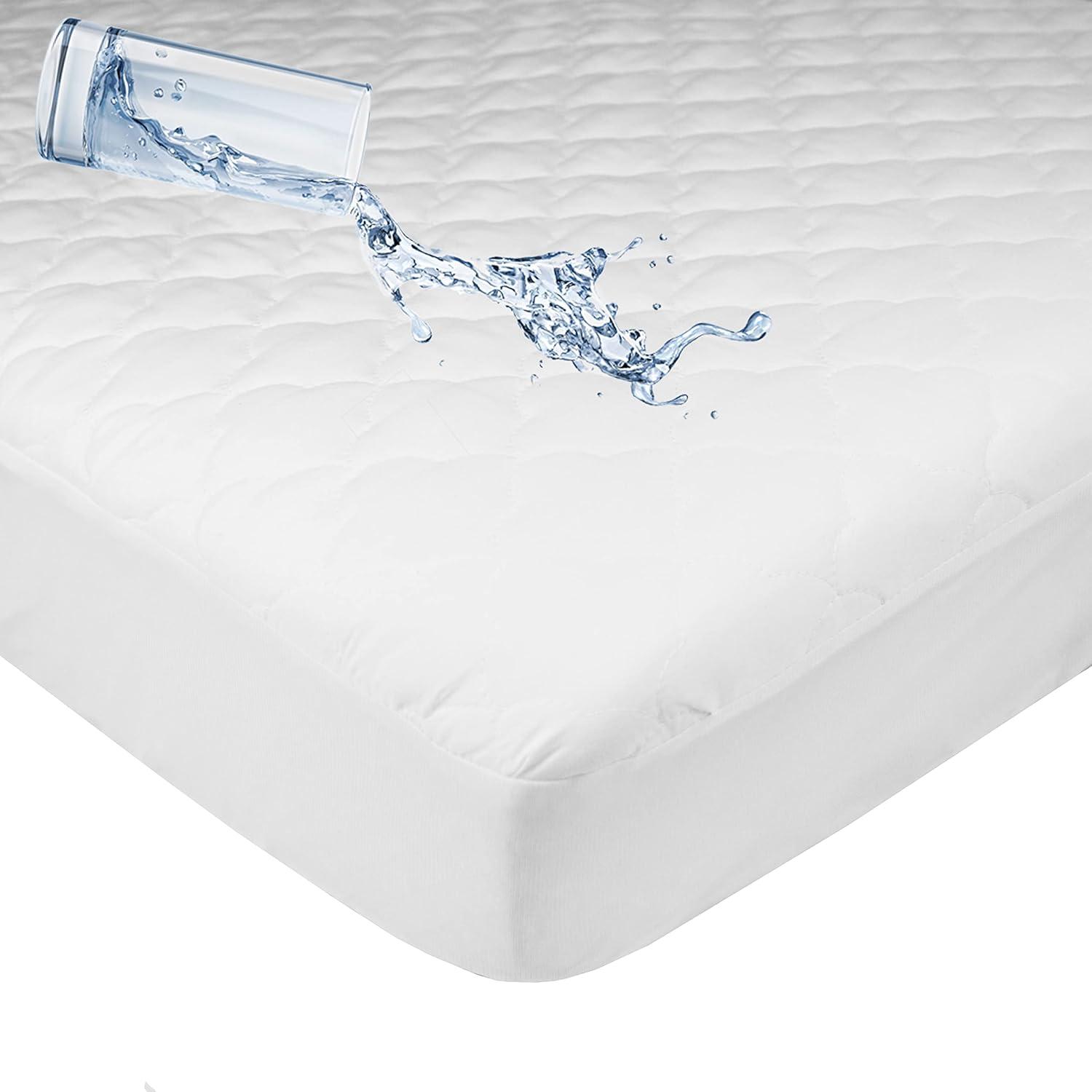 TL Care Playard Size Waterproof Fitted Quilted Mattress Pad Cover