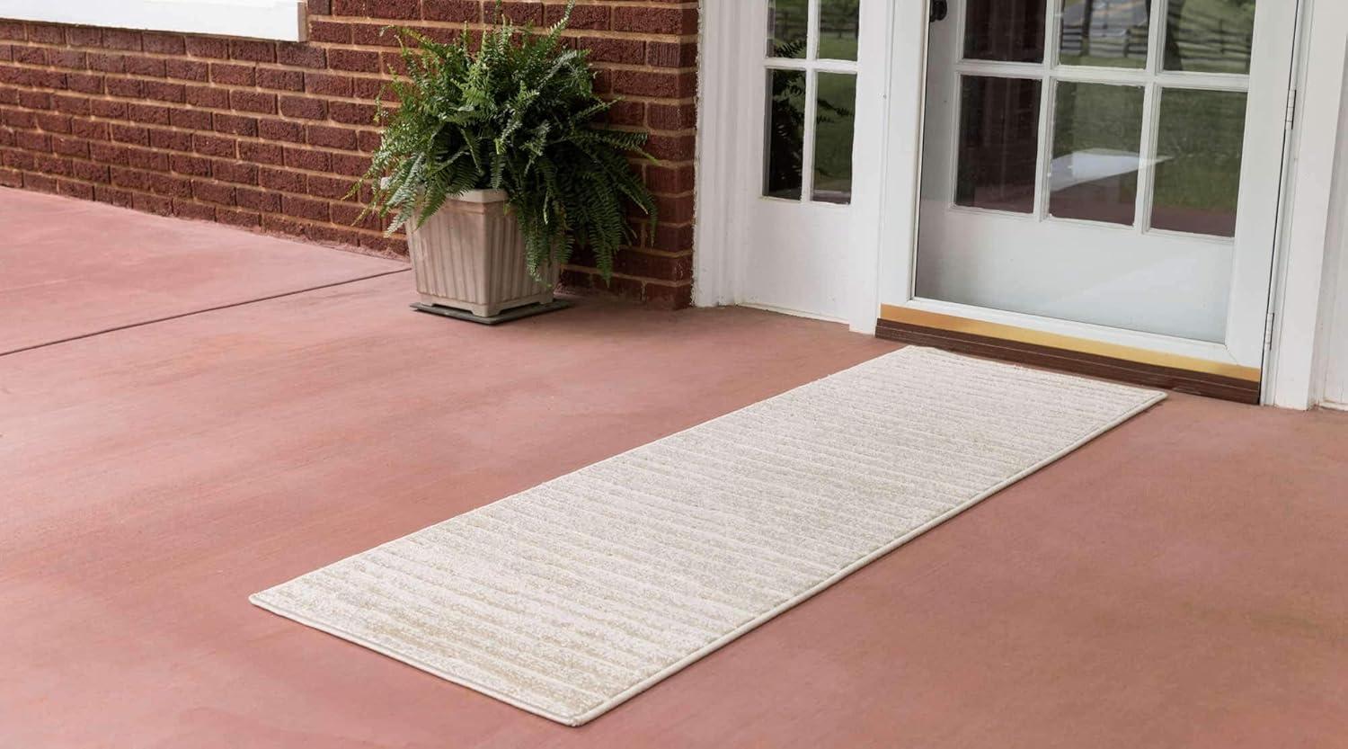 Sabrina Soto Outdoor Ola Striped Woven Area Rug