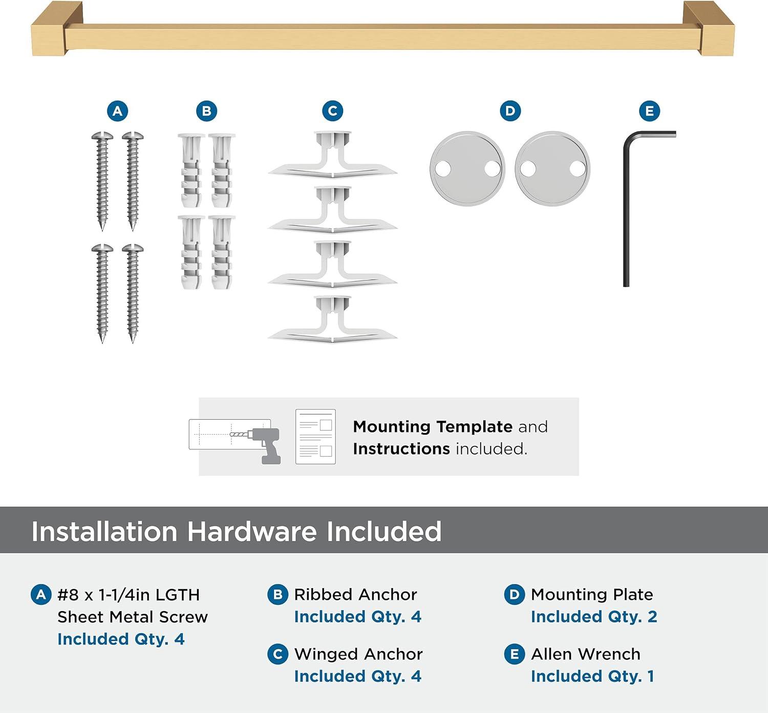 Bourget 18.87" Wall Mounted Towel Bar