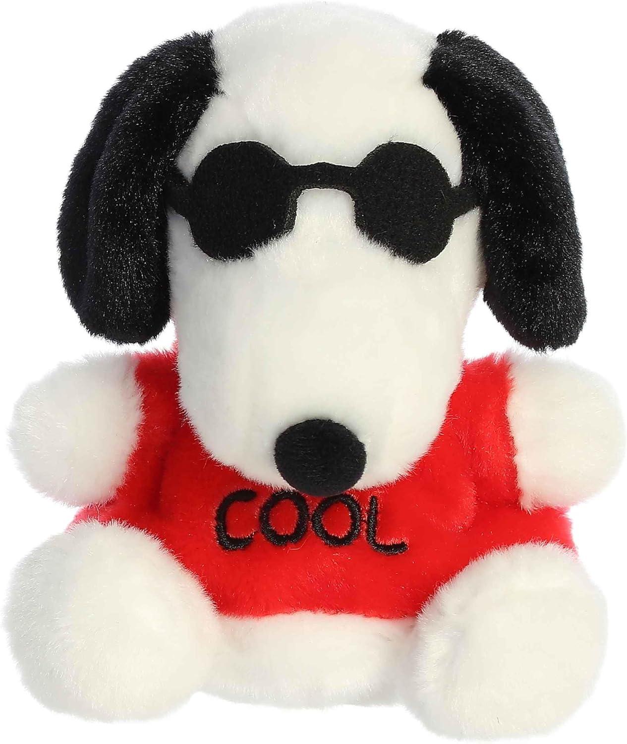 Aurora Mini Palm Pals Joe Cool Peanuts Timeless Stuffed Animal White 5"