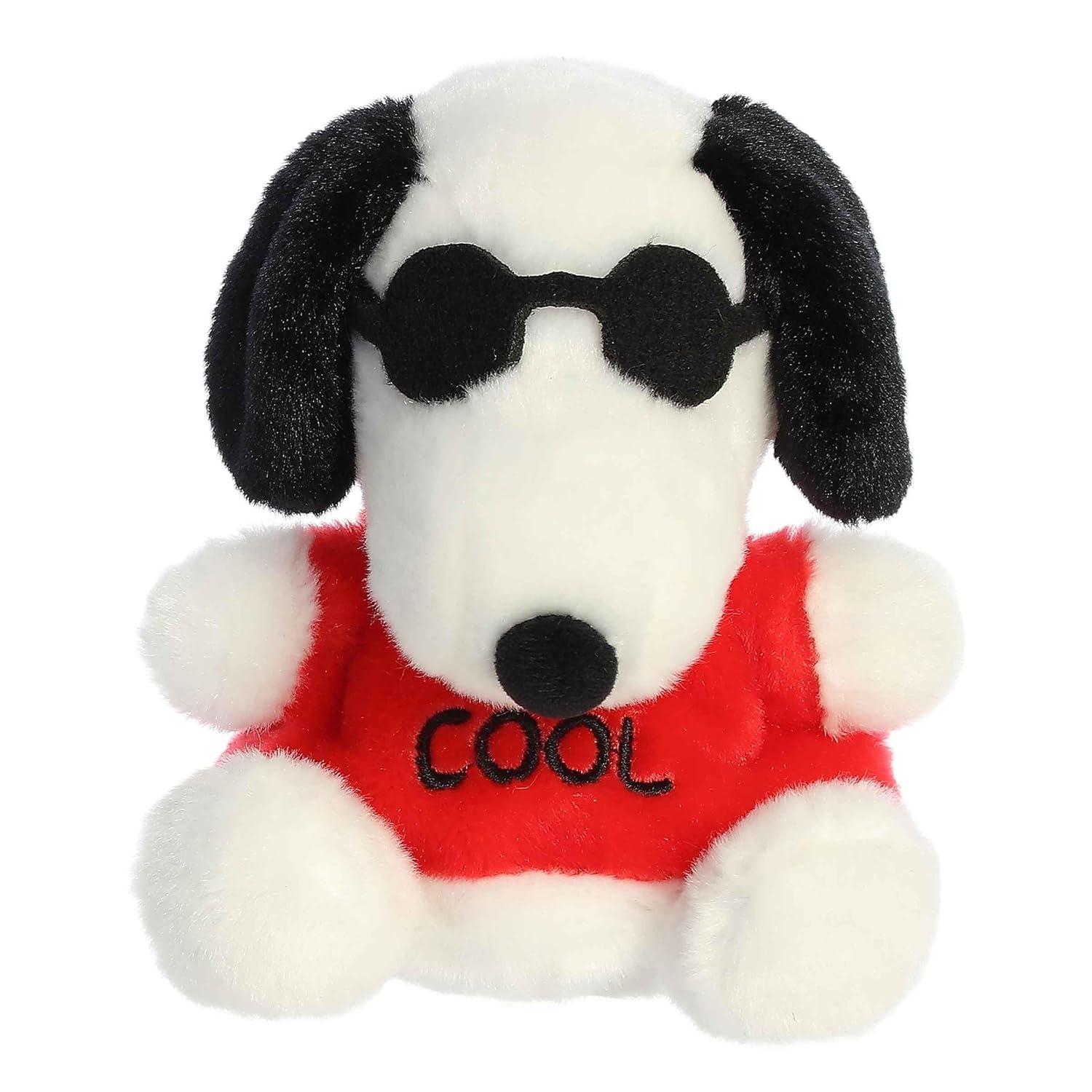 Aurora Mini Palm Pals Joe Cool Peanuts Timeless Stuffed Animal White 5"
