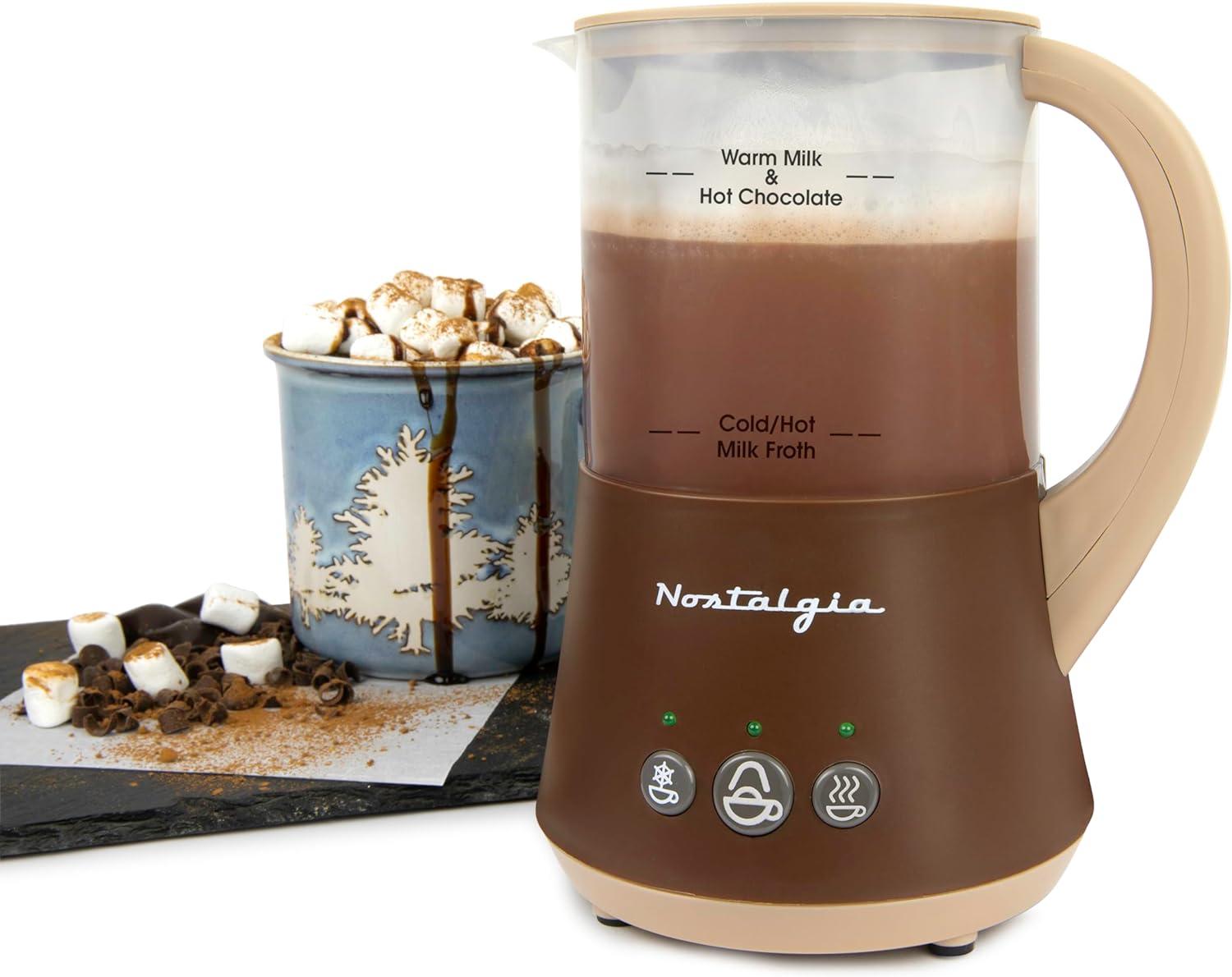 Nostalgia Nostalgia FHCM4BR Frother & Hot Chocolate Maker