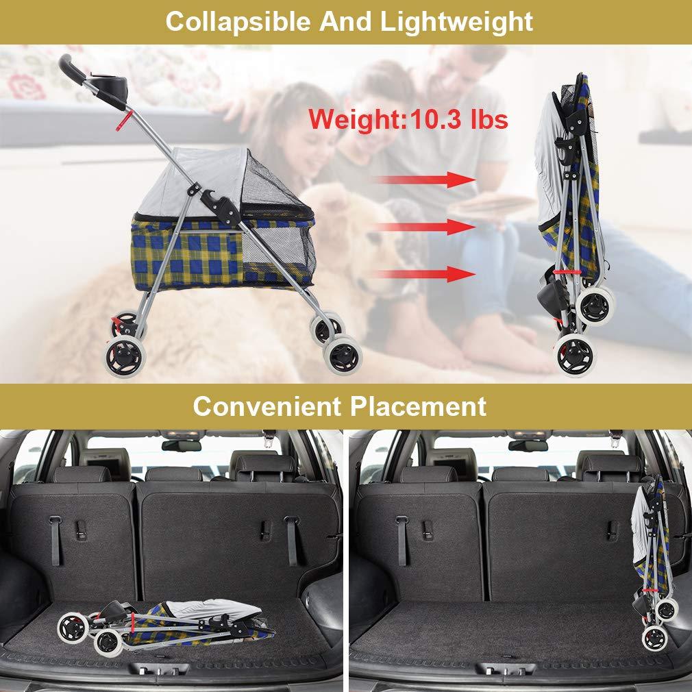 Foldable Pet Jogger Stroller