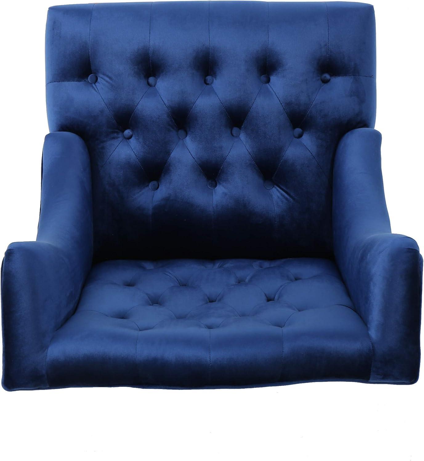 Toddman High-Back New Velvet Club Chair - Christopher Knight Home