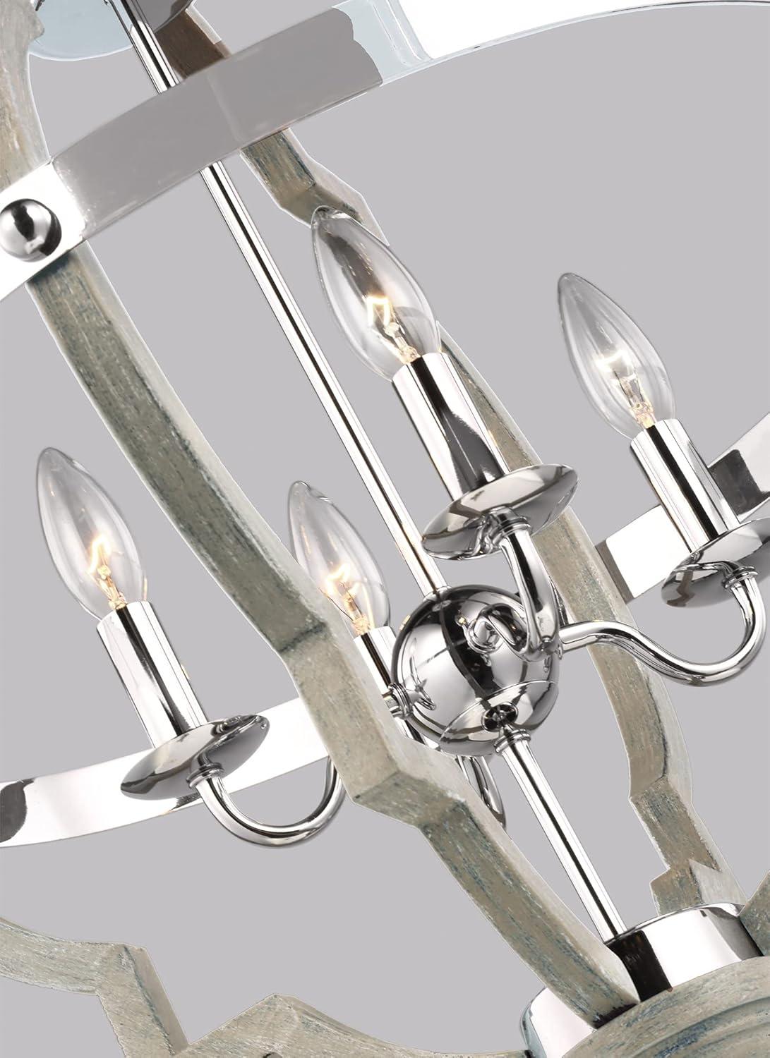 Stardust Chrome Quatrefoil 4-Light Incandescent Pendant