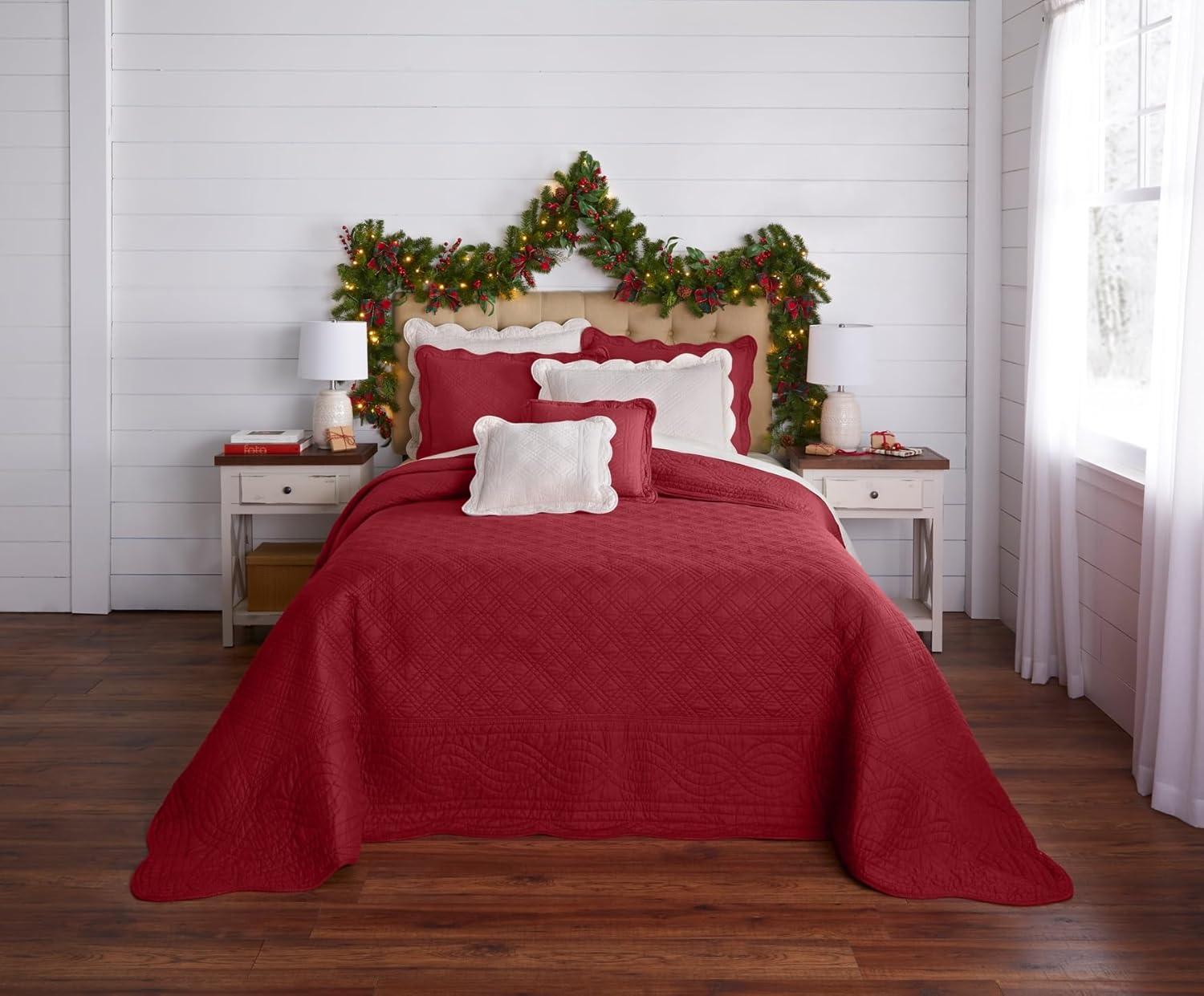 BrylaneHome Florence Oversized Bedspread - Twin, Floral Multi