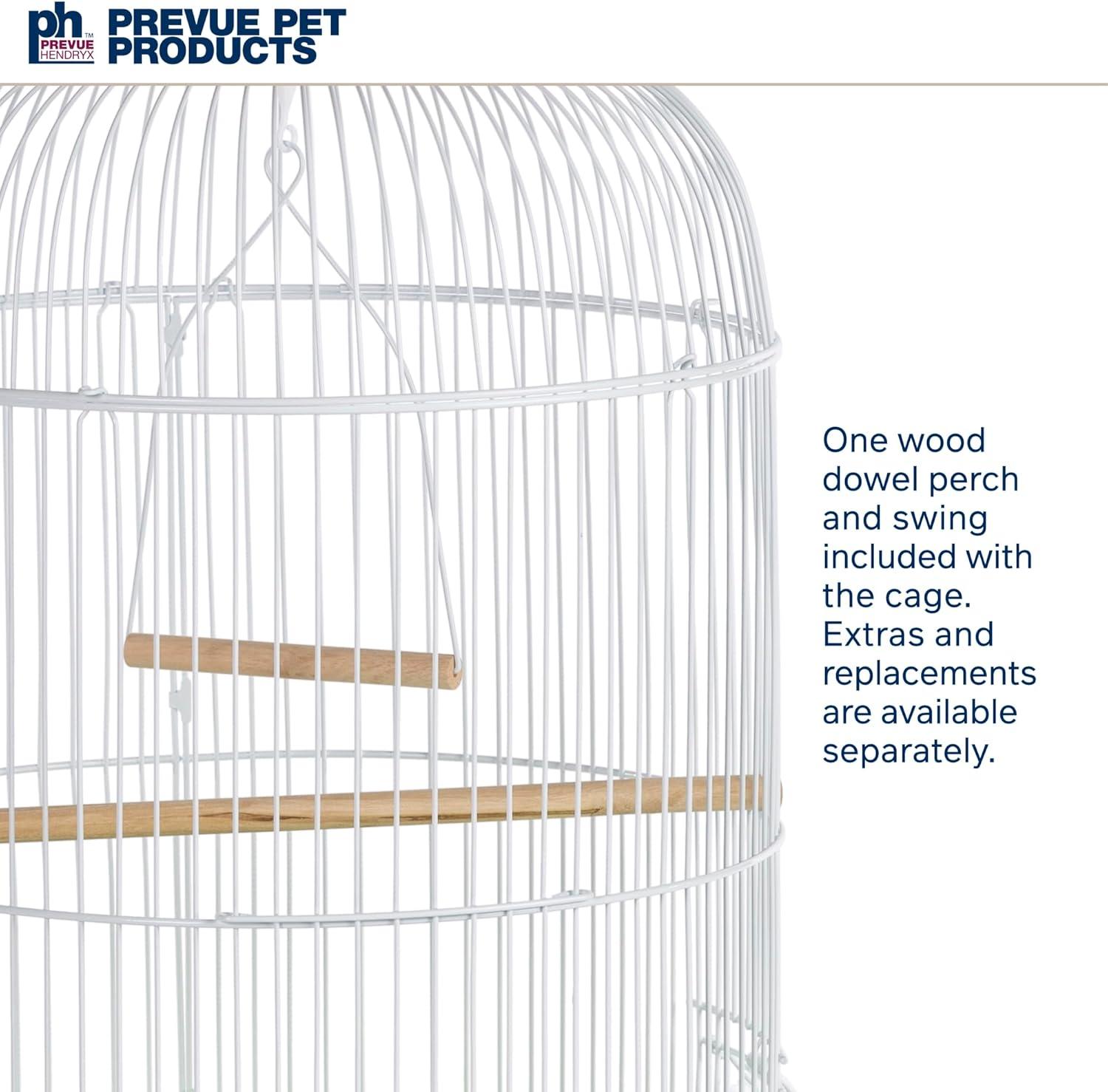 Prevue Pet Products SP31999G Classic Round Bird Cage, Green,1/2"