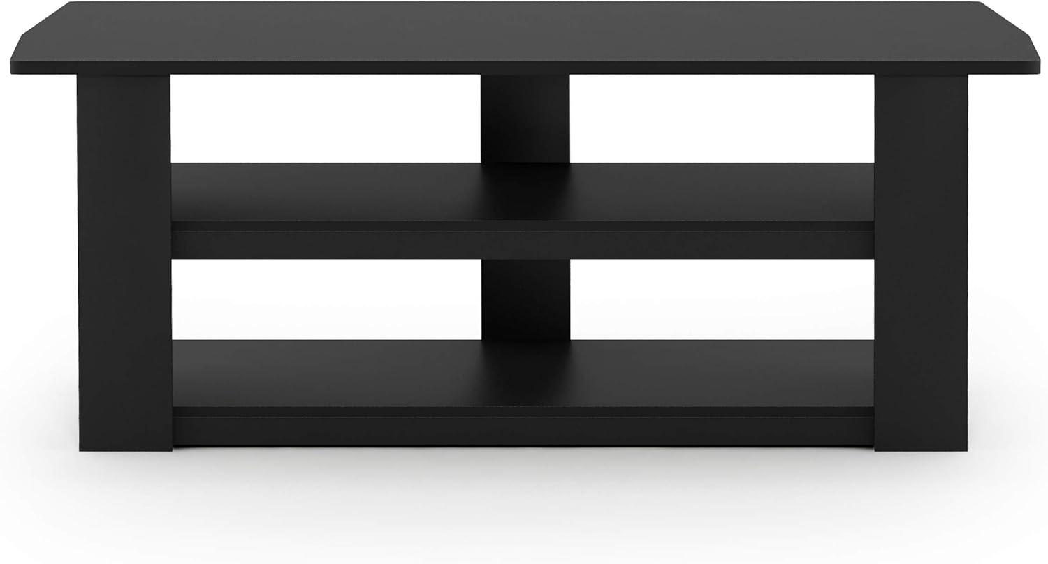 Furinno Parsons 42" Black Entertainment Center