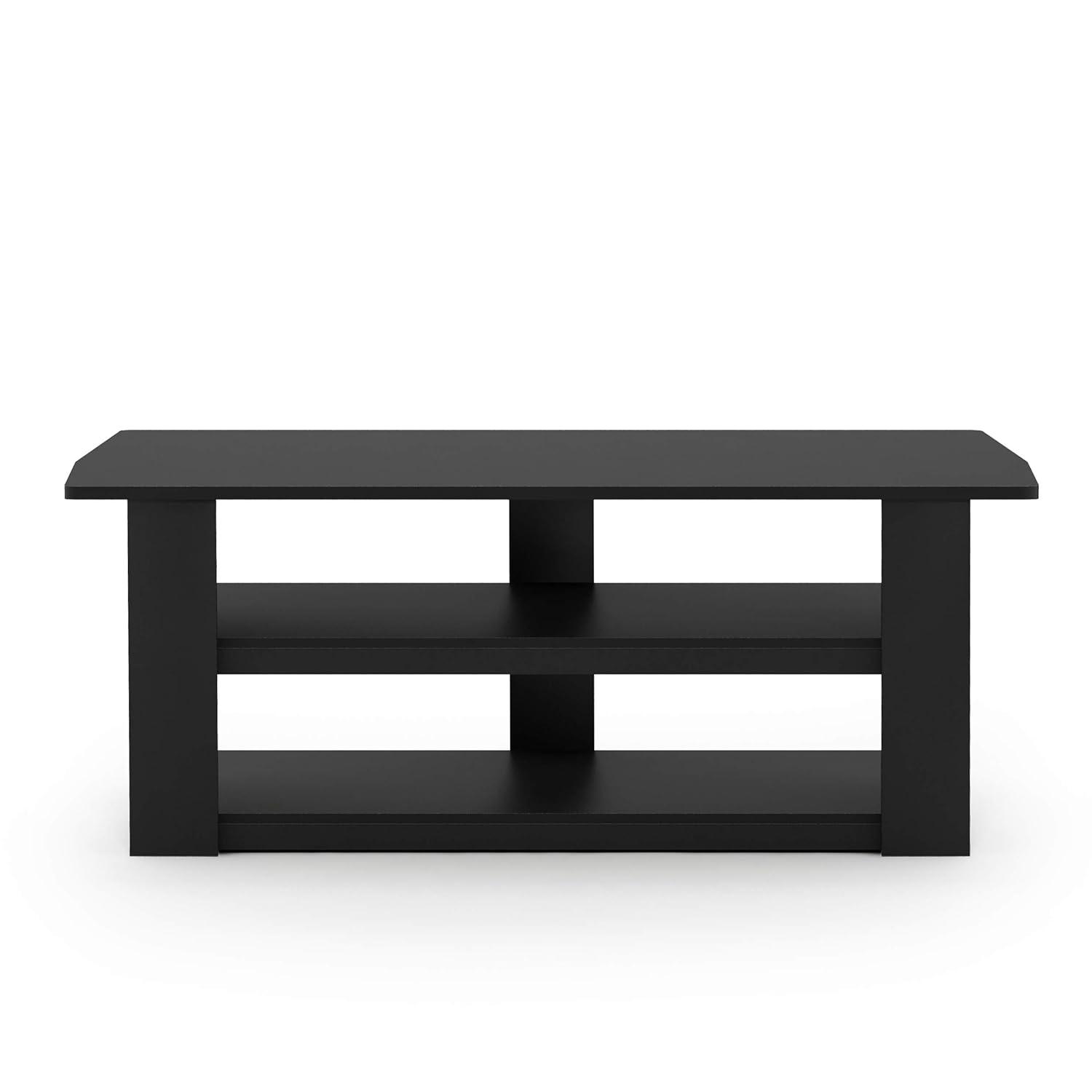 Furinno Parsons 42" Black Entertainment Center