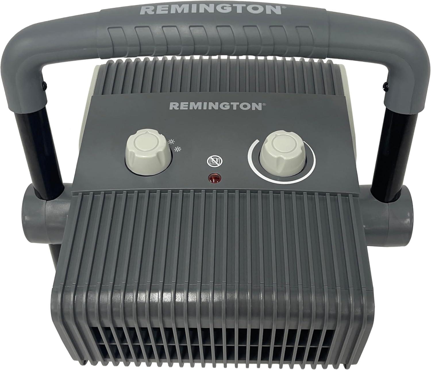 Remington 1500 Watt 5120 BTU Electric Utility Space Heater with Adjustable Thermostat