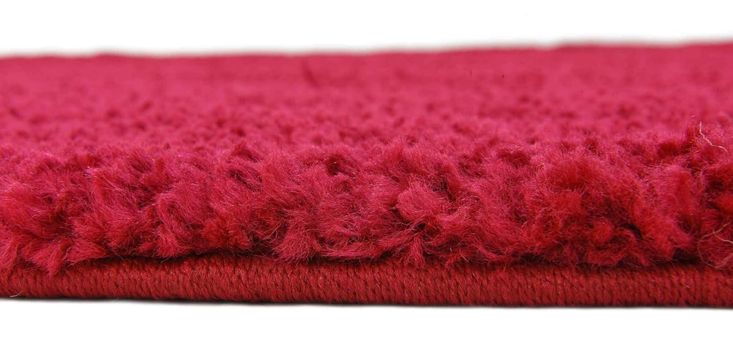 Unique Loom 6' 0 x 6' 0 Solo Calabasas Red Area Rug