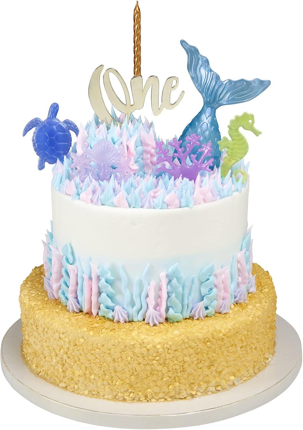 DecoPac Mystical Mermaid DecoSet Cake Topper, 1 SET, Mulitple