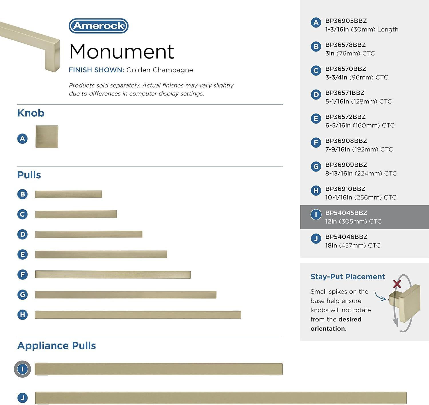 Amerock Monument Appliance Pull