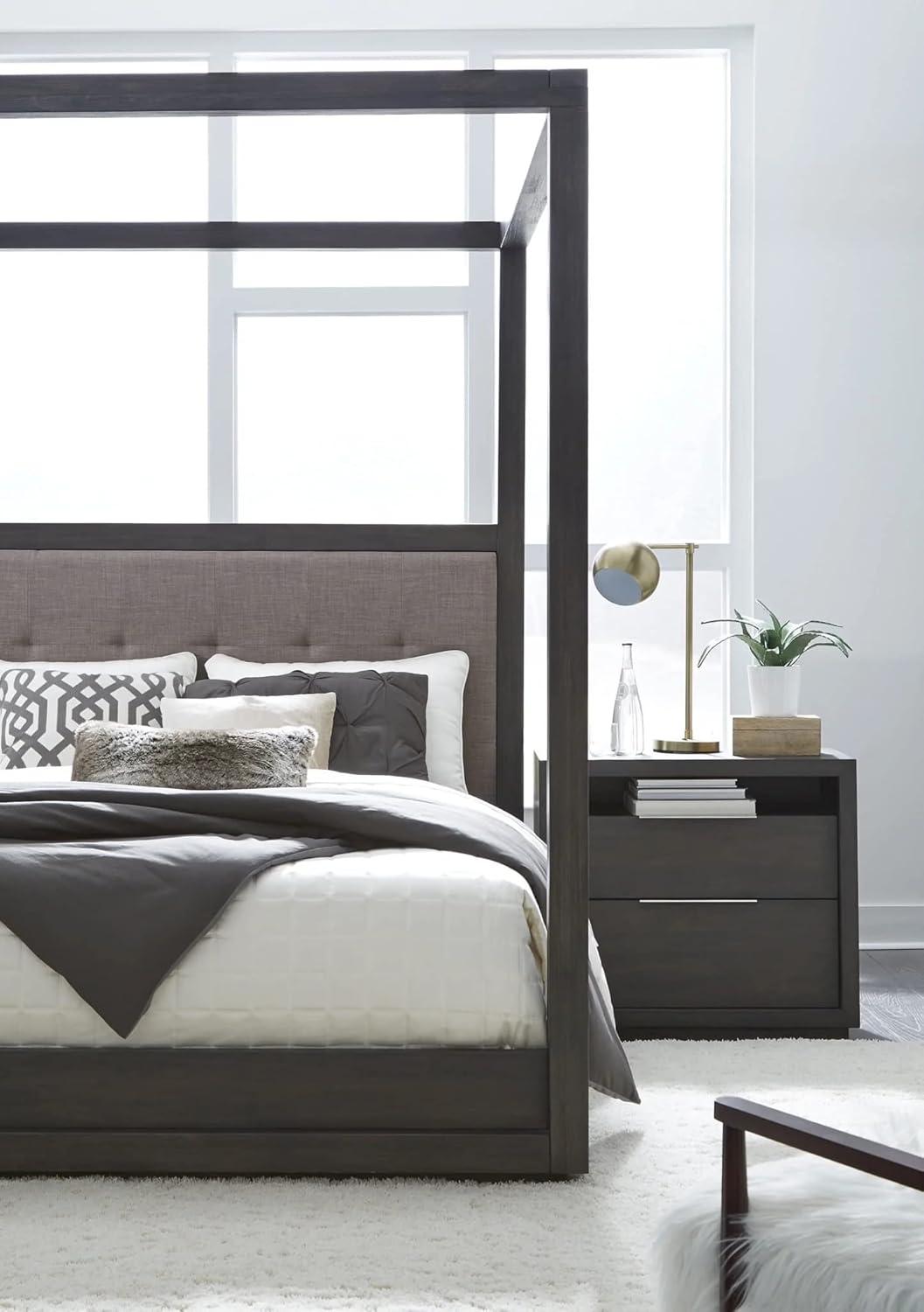 Eloise Upholstered Canopy Bed
