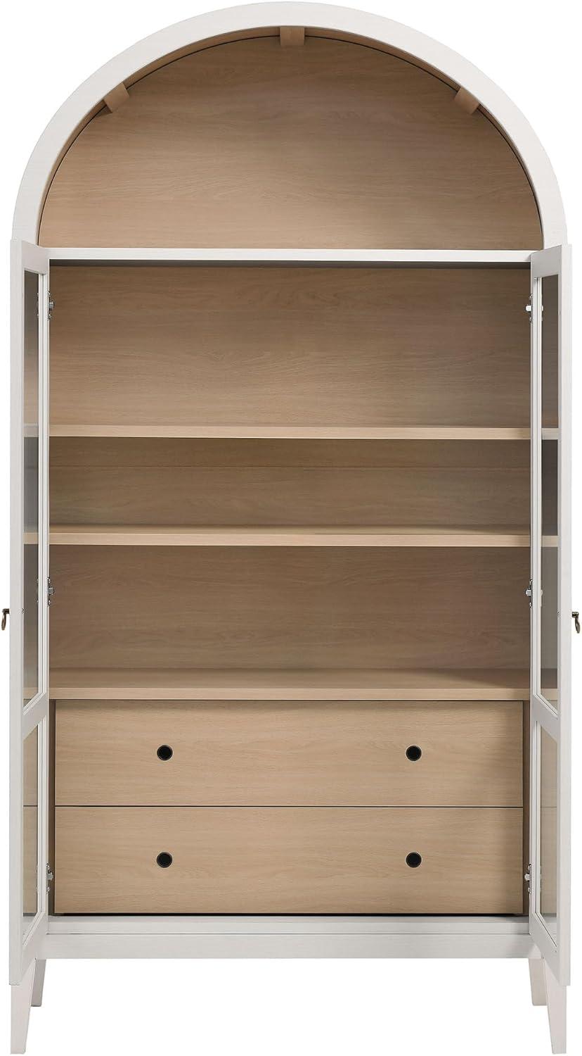 Modway Nolan 74" Tall Arched Storage Display Cabinet