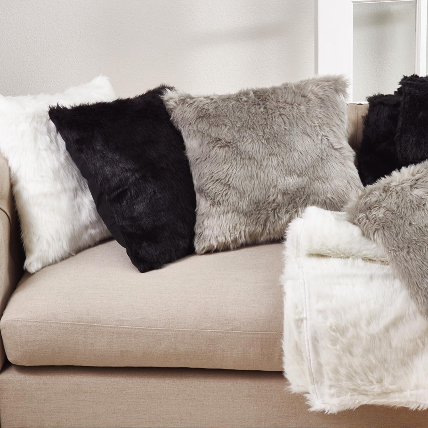 Saro Lifestyle Faux Fur Runner