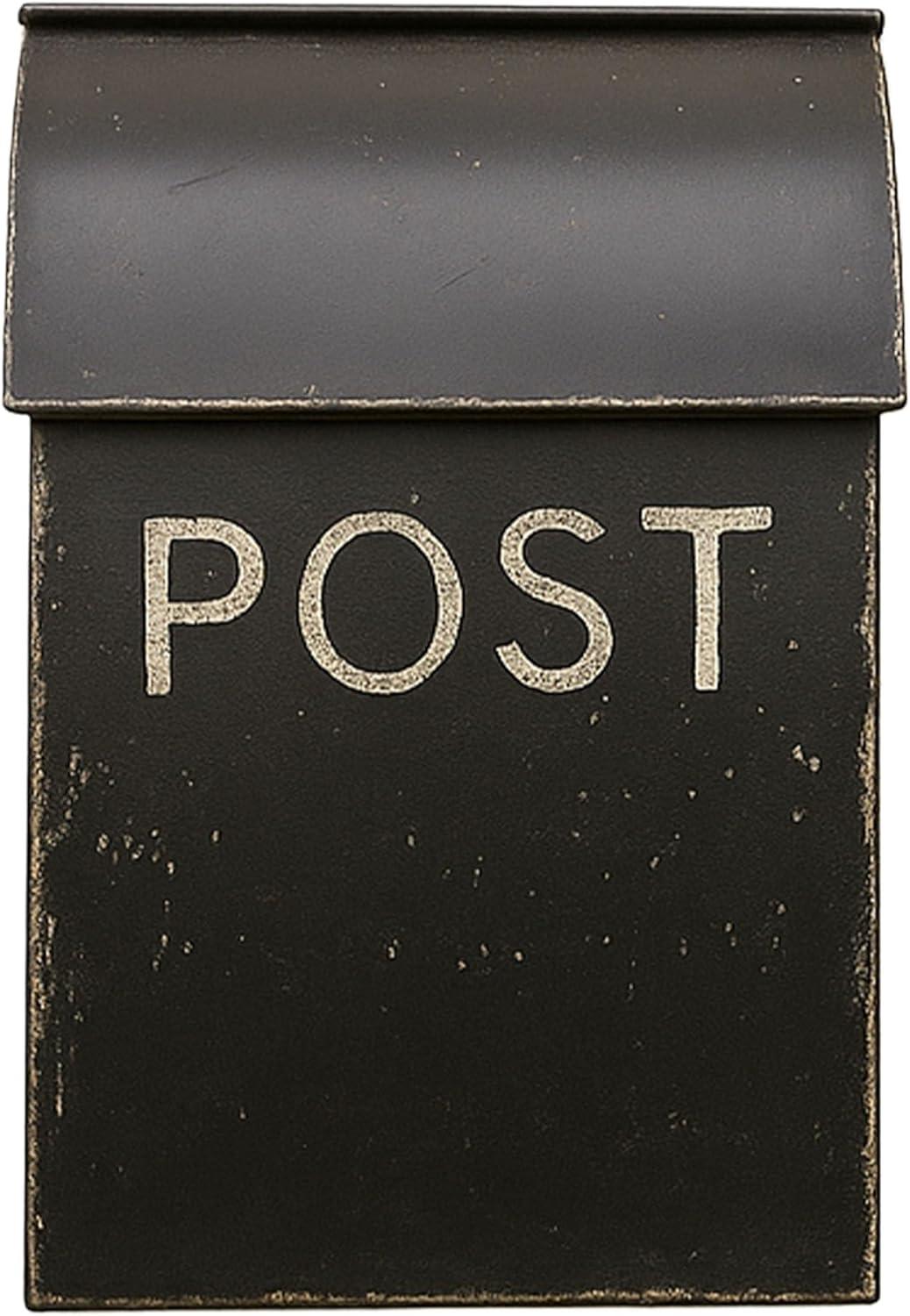 Milano Pointed Post Wall Mounted Mailbox