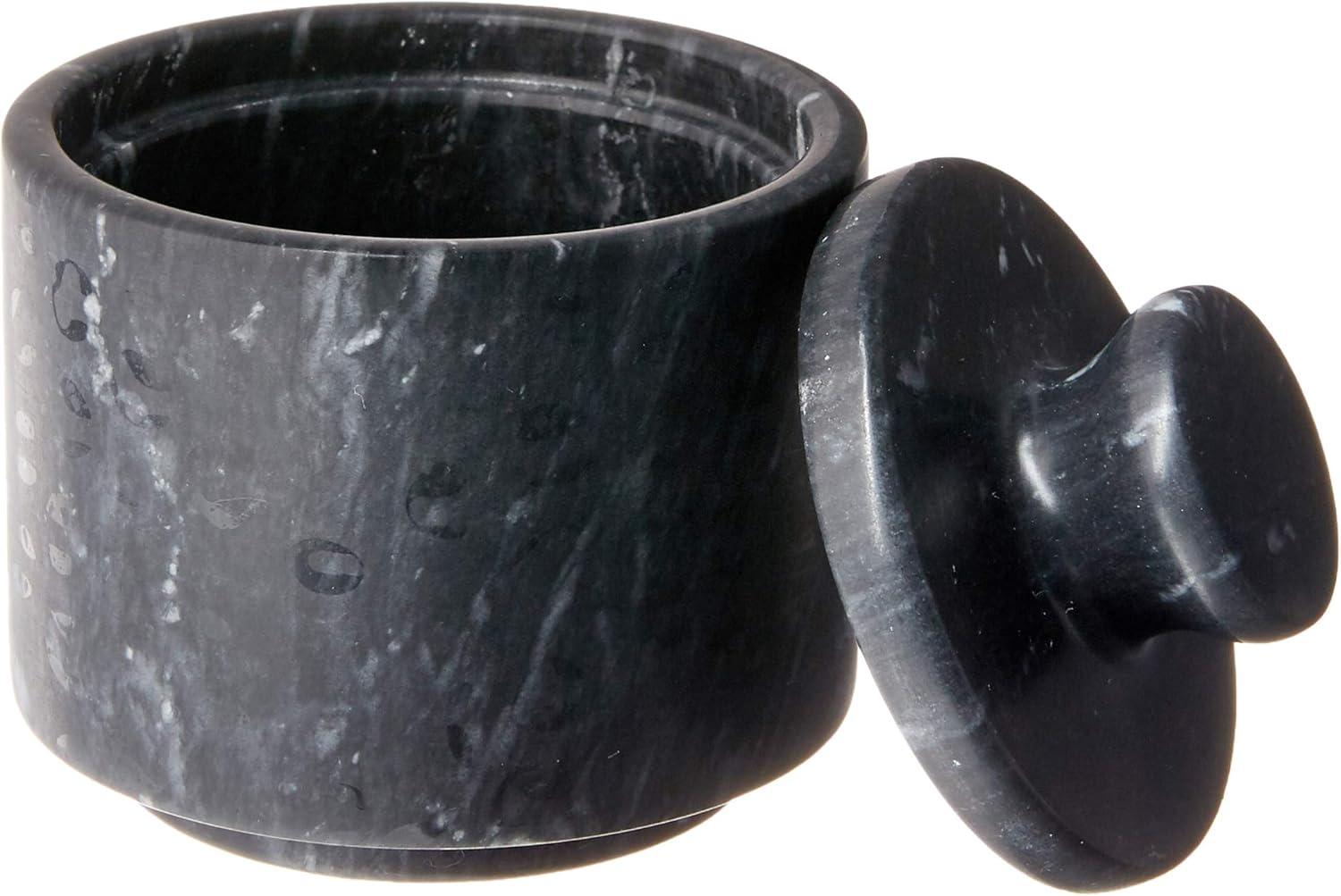 Fox Run Brands Fox Run Brands Marble Salt Cellar, Black