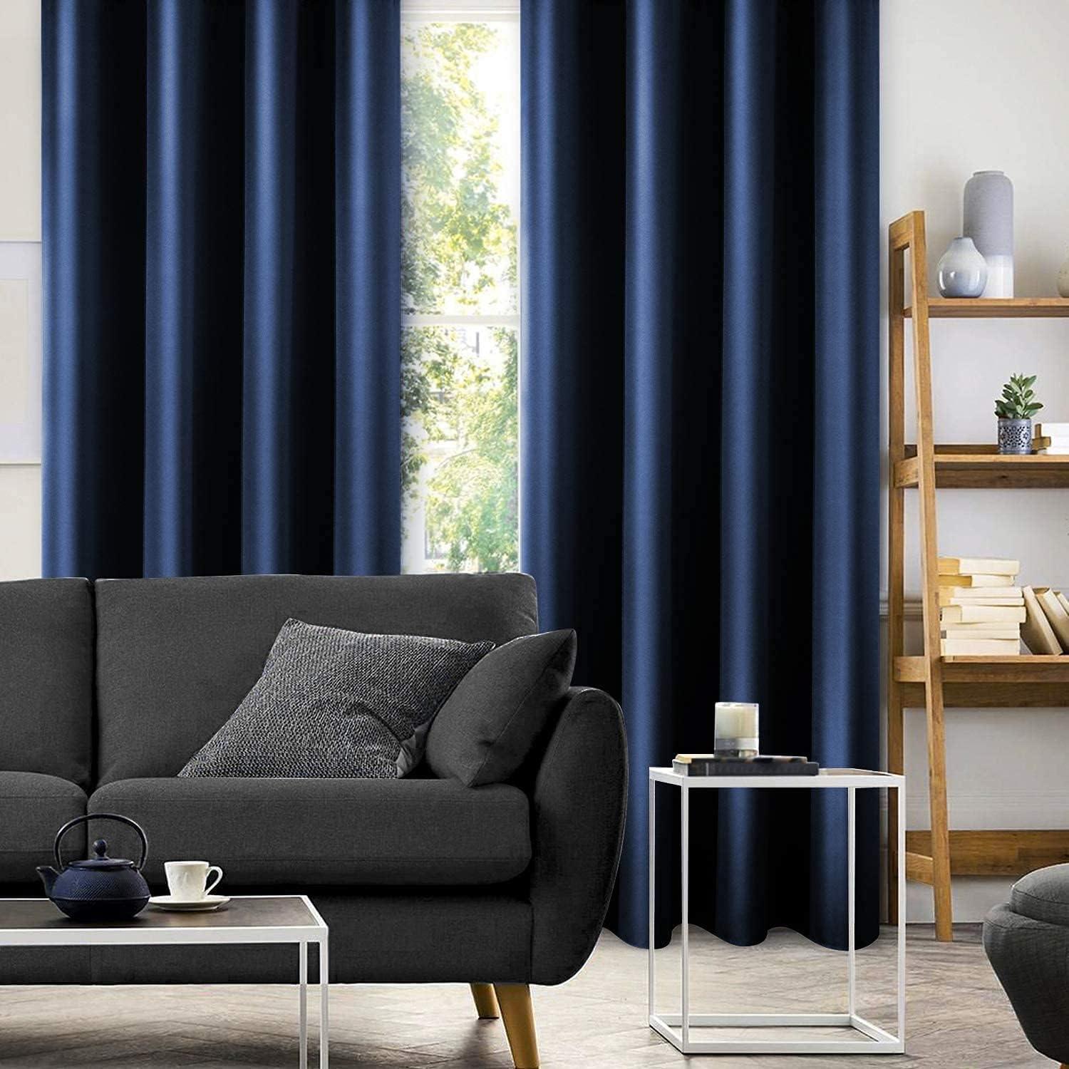 Lush Decor Polyester Blackout Curtain Single Panel