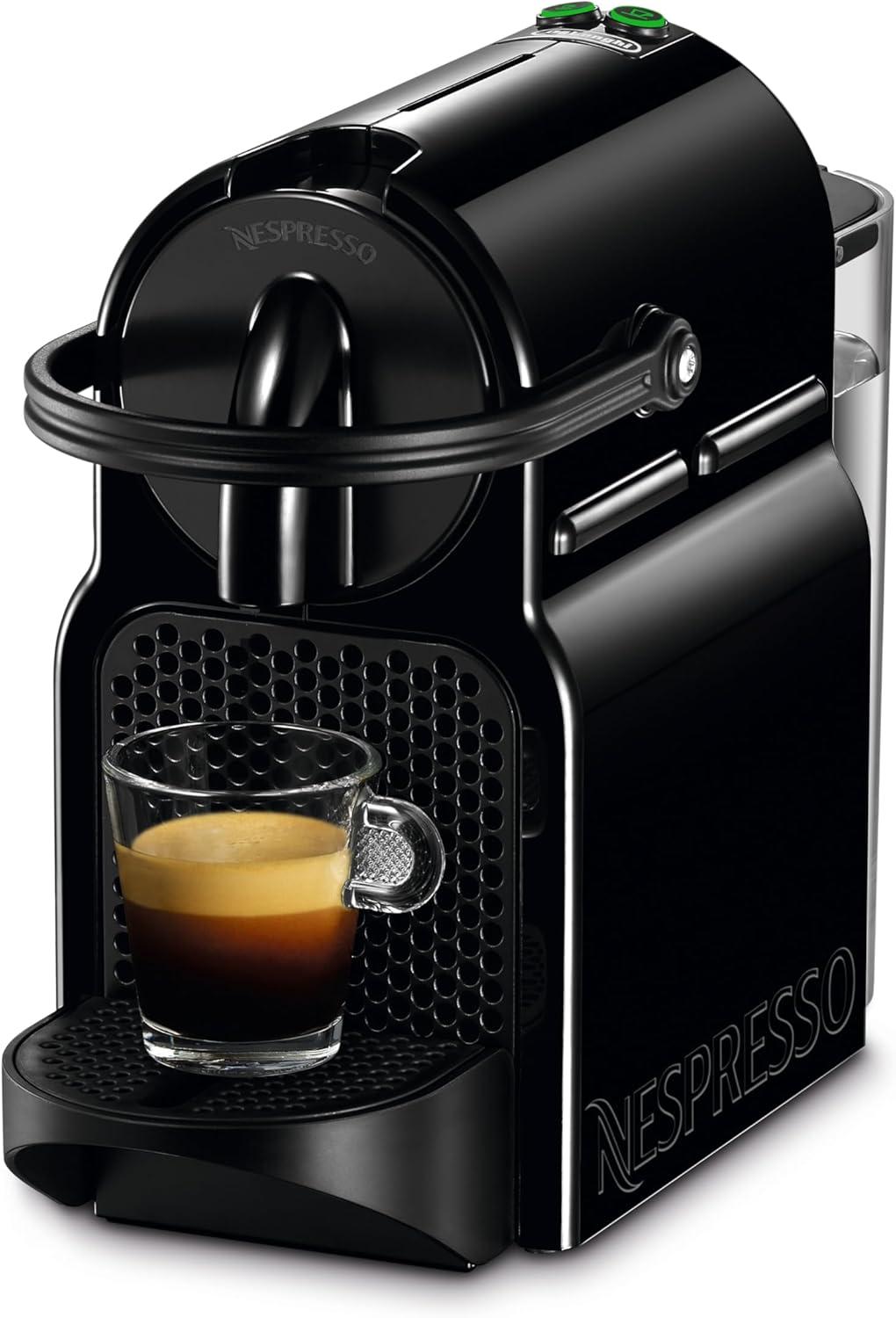 Compact Black Automatic Nespresso Pod Espresso Machine