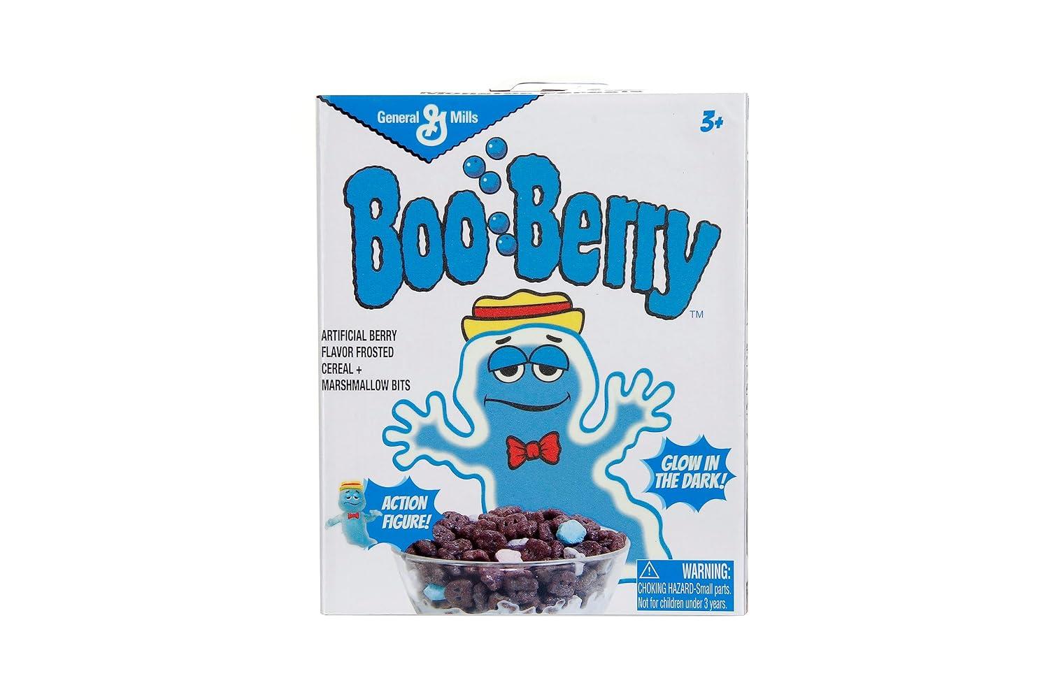 General Mills 6" Scale Boo Berry Glow In The Dark Action Figure