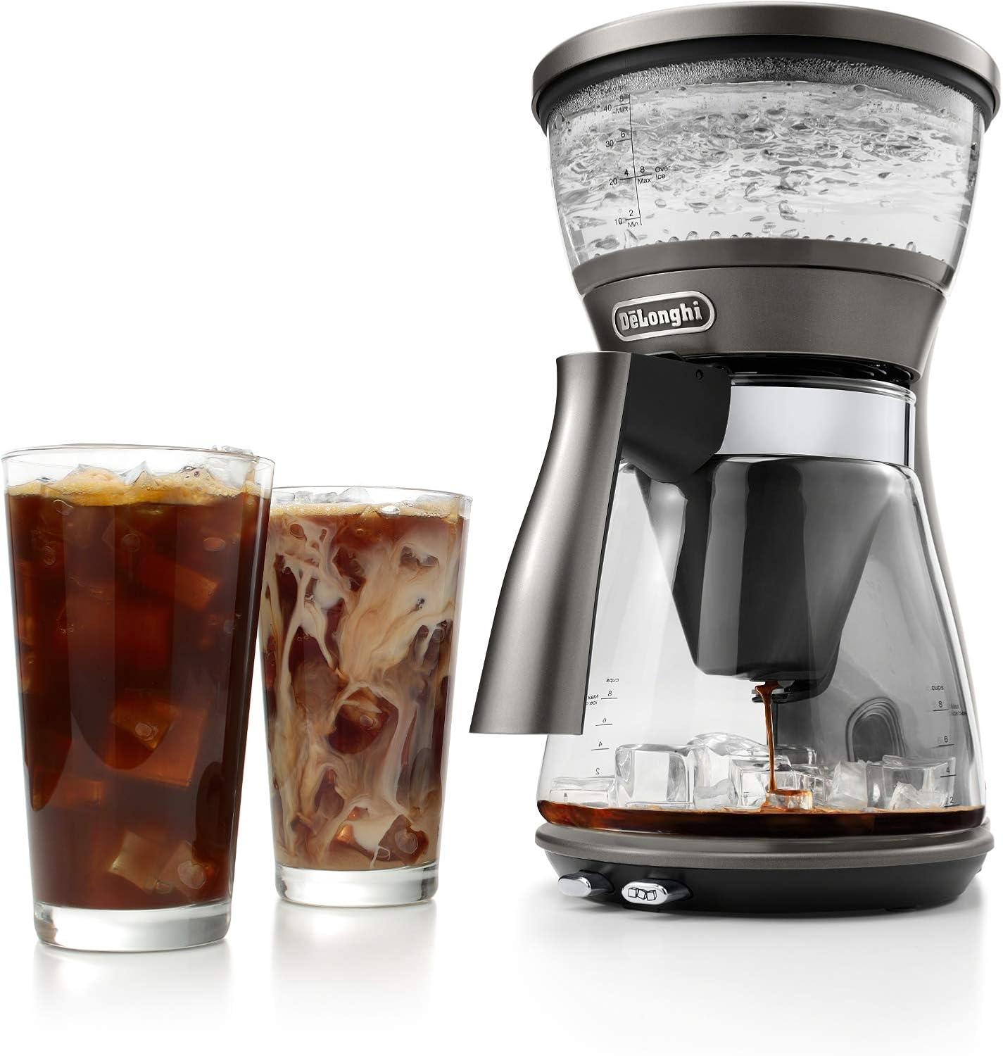 De'Longhi 3-in-1 Specialty Coffee Brewer, IcedCoffee Maker, Gourmet Pour Over, Premium Drip