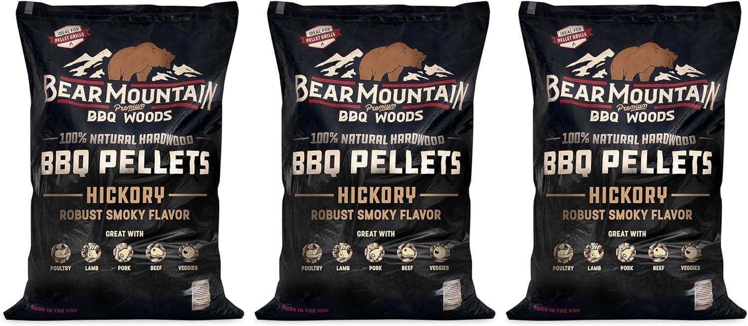 Bear Mountain BBQ Bear Mountain BBQ All-Natural Hardwood Hickory Smoker Pellets
