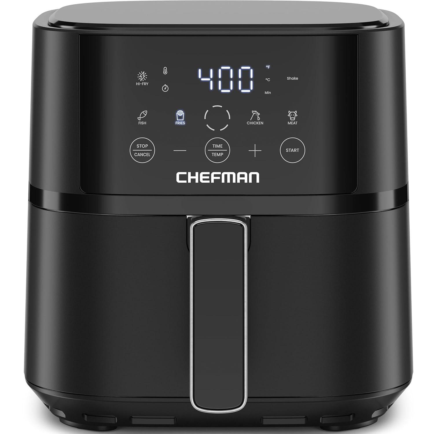 Chefman 4 Liter Air Fryer Black