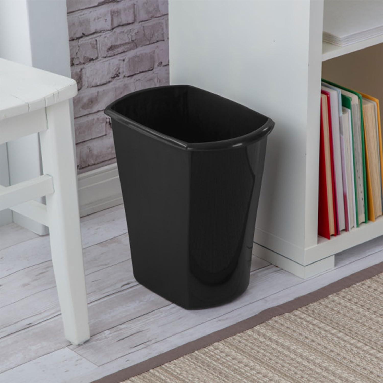 Sterilite Kitchen Ultra Plastic Wastebasket Storage Trash Bin Can Container