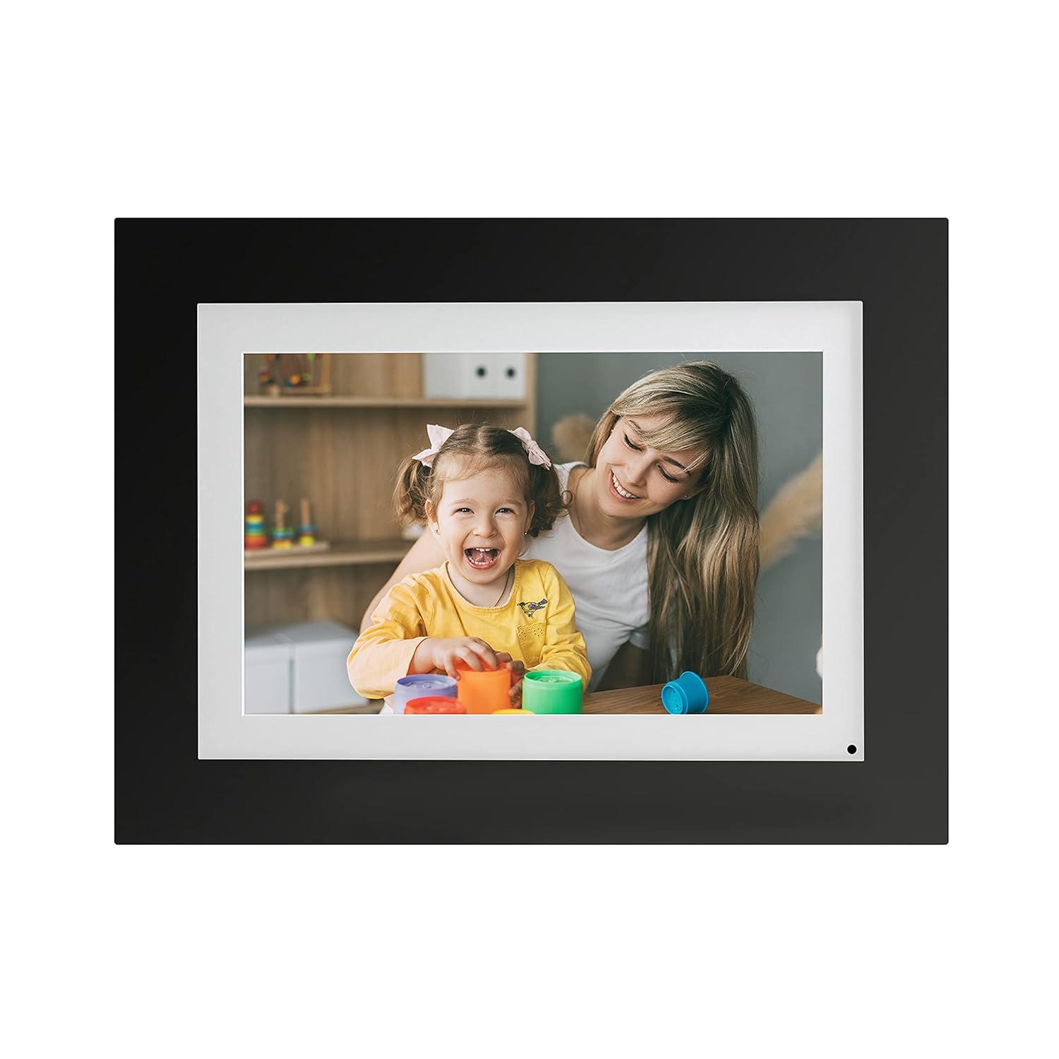 Simplysmart Home Friends And Family 8” Wi-Fi Smart Digital Picture Frame, Send Pictures From Phone To Frame, Hd 1080P Touchscreen, 8Gb Internal Memory