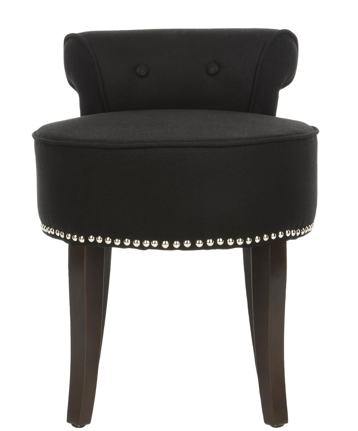 Georgia Vanity Stool - MCR4546 - Black - Safavieh