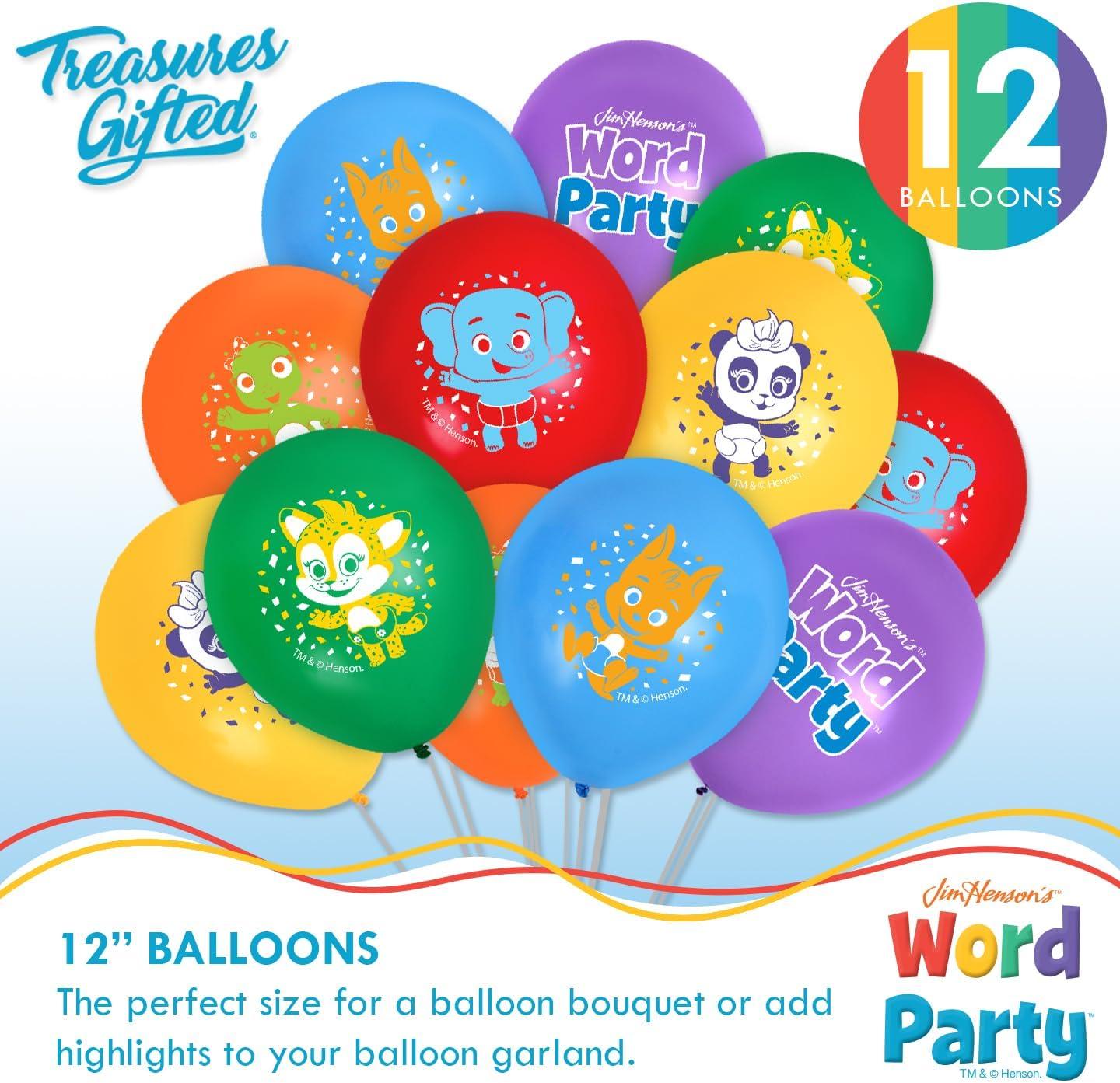 Word Party Birthday Supplies Ultimate Set for 24 Guests